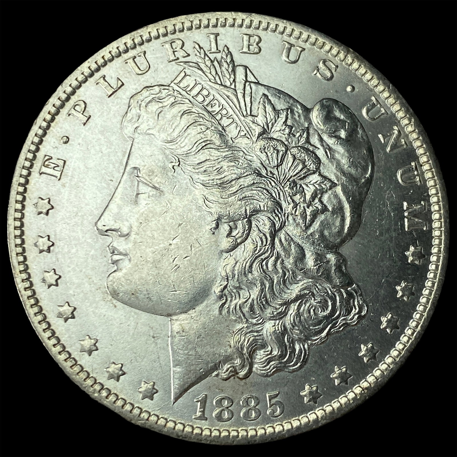 1885-O Silver Morgan Dollar CHOICE BU: 1885-O Silver Morgan Dollar CHOICE BU