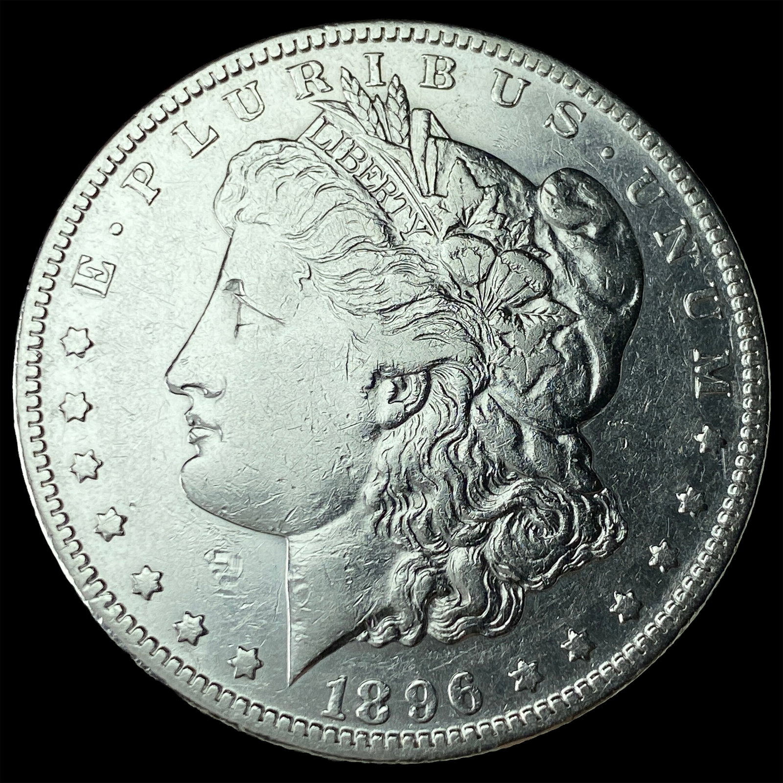 1896-S Silver Morgan Dollar CHOICE AU: 1896-S Silver Morgan Dollar CHOICE AU