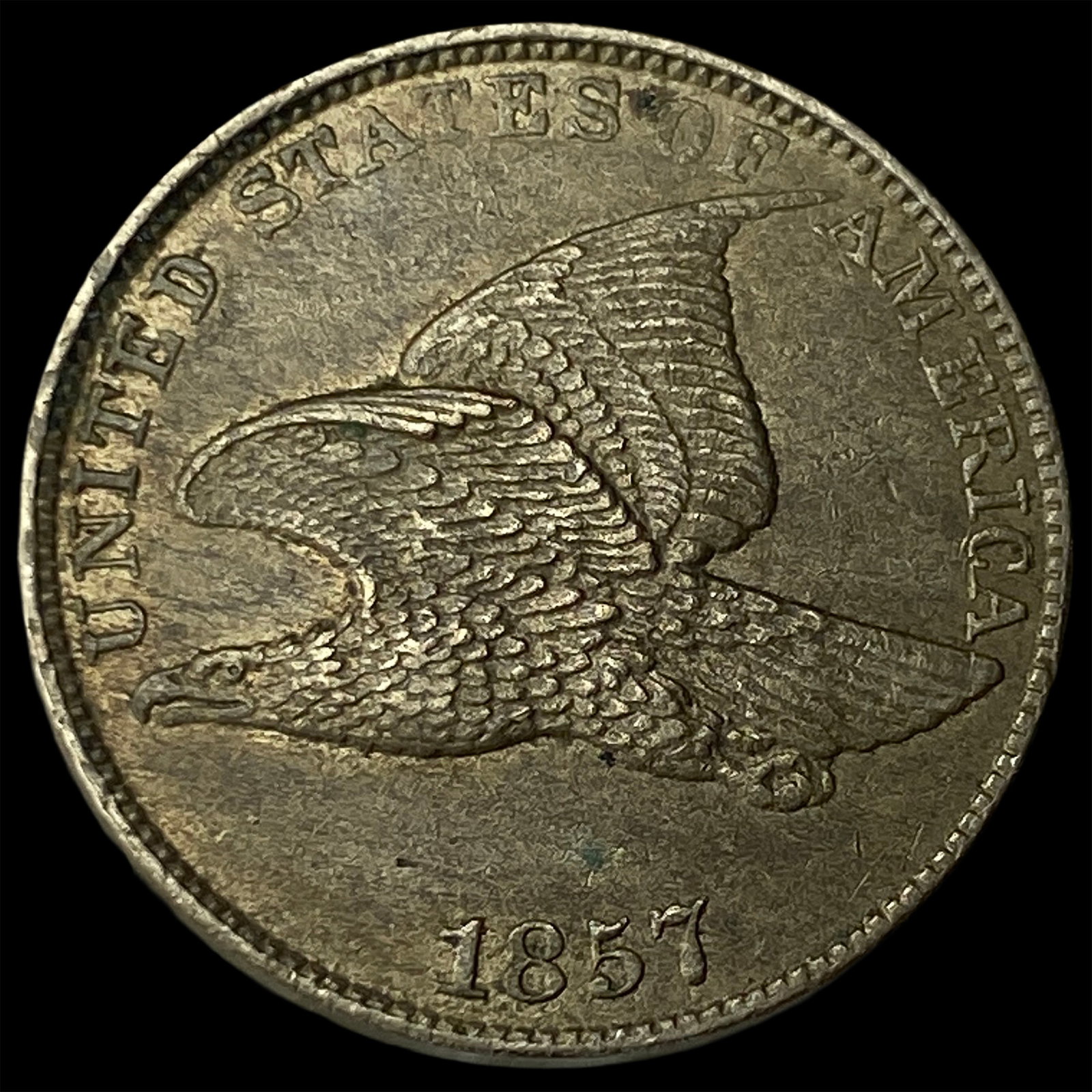 1857 Flying Eagle Cent UNCIRCULATED: 1857 Flying Eagle Cent UNCIRCULATED