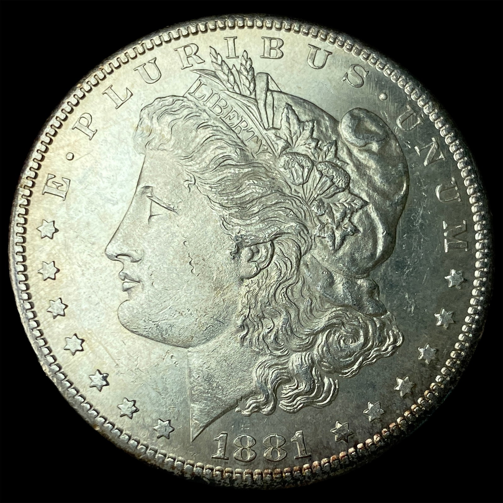 1881-S Silver Morgan Dollar CHOICE BU: 1881-S Silver Morgan Dollar CHOICE BU