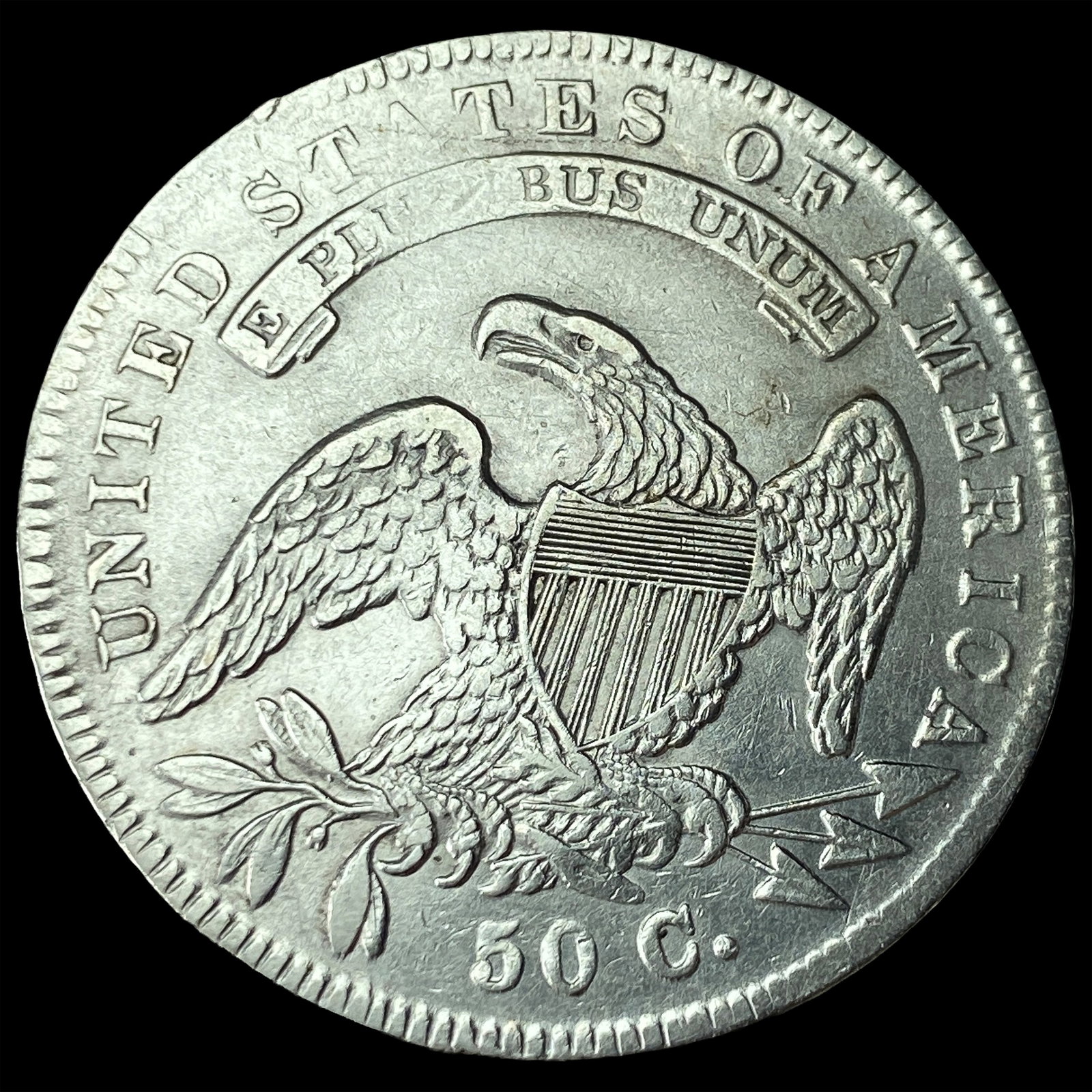 1834 Capped Bust Half Dollar UNCIRCULATED - 2