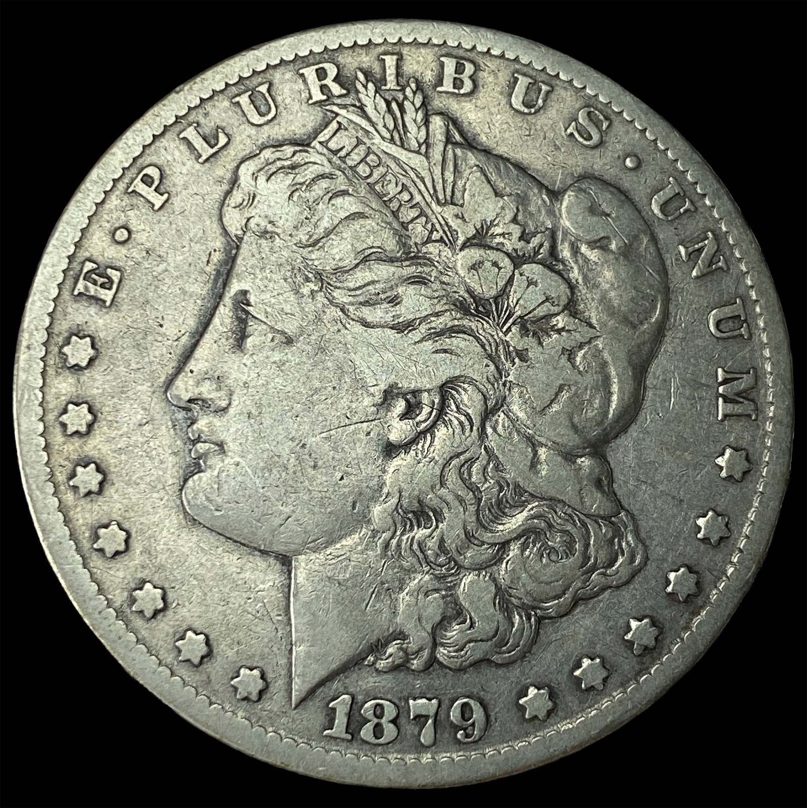 1879-CC Silver Morgan Dollar NEARLY UNCIRCULATED (1 of 2)