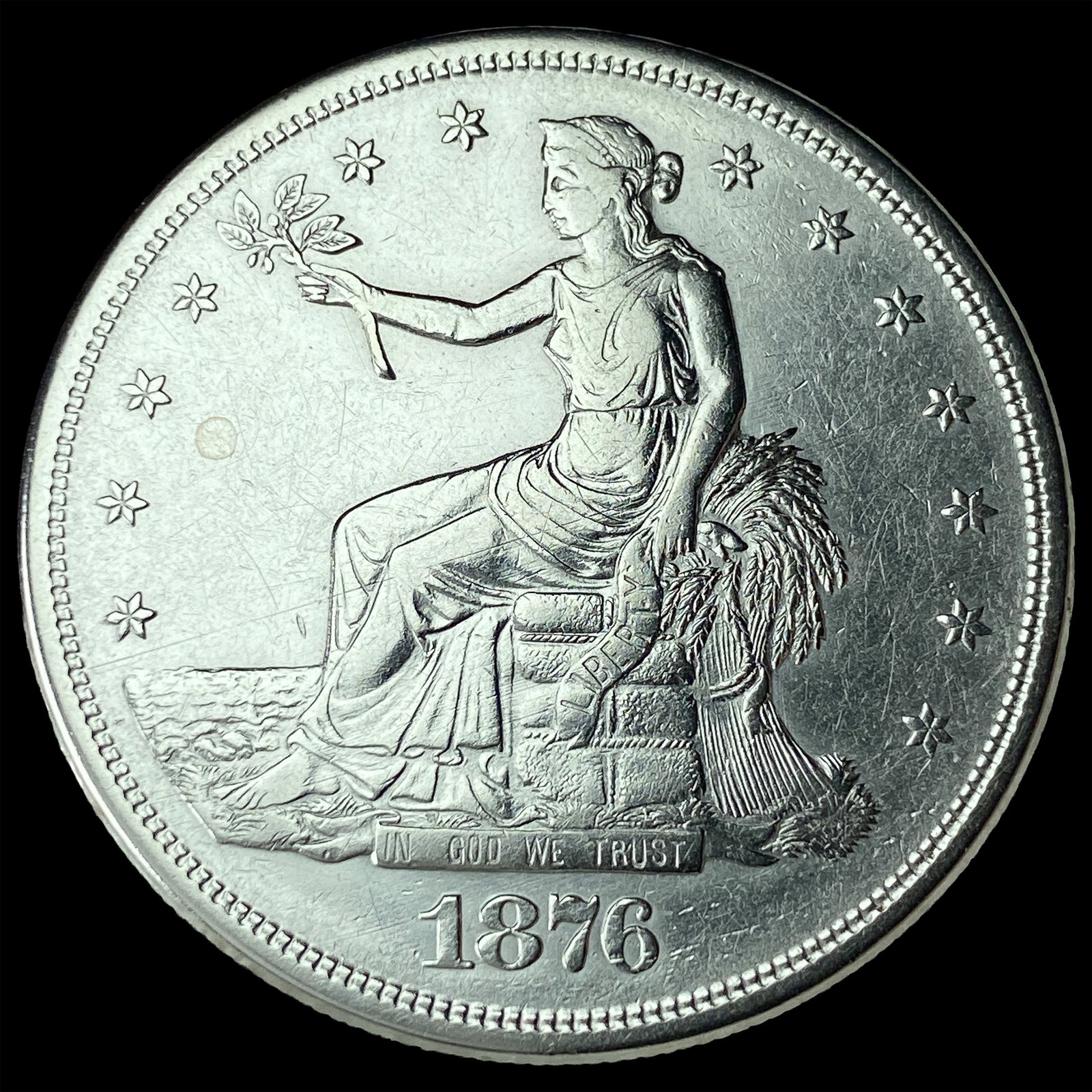 1876-S Silver Trade Dollar UNCIRCULATED (1 of 2)