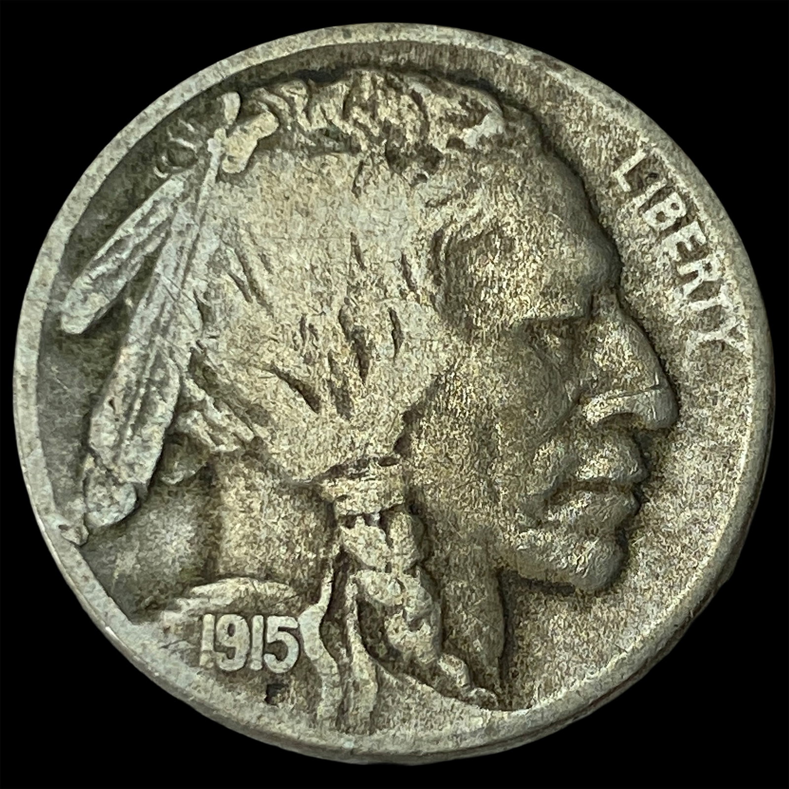 1915-S Buffalo Nickel NEARLY UNCIRCULATED: 1915-S Buffalo Nickel NEARLY UNCIRCULATED
