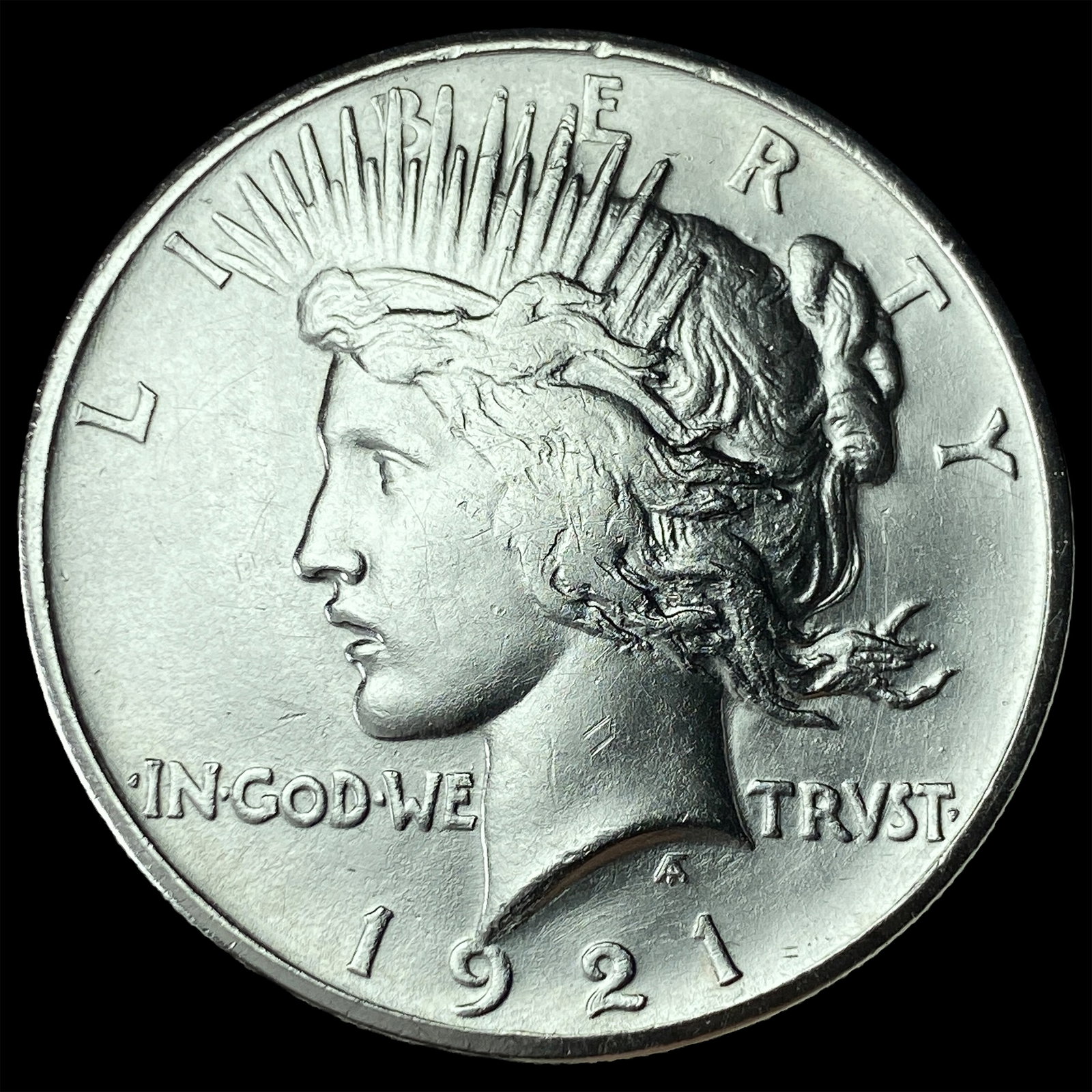 1921 Silver Peace Dollar UNCIRCULATED: 1921 Silver Peace Dollar UNCIRCULATED