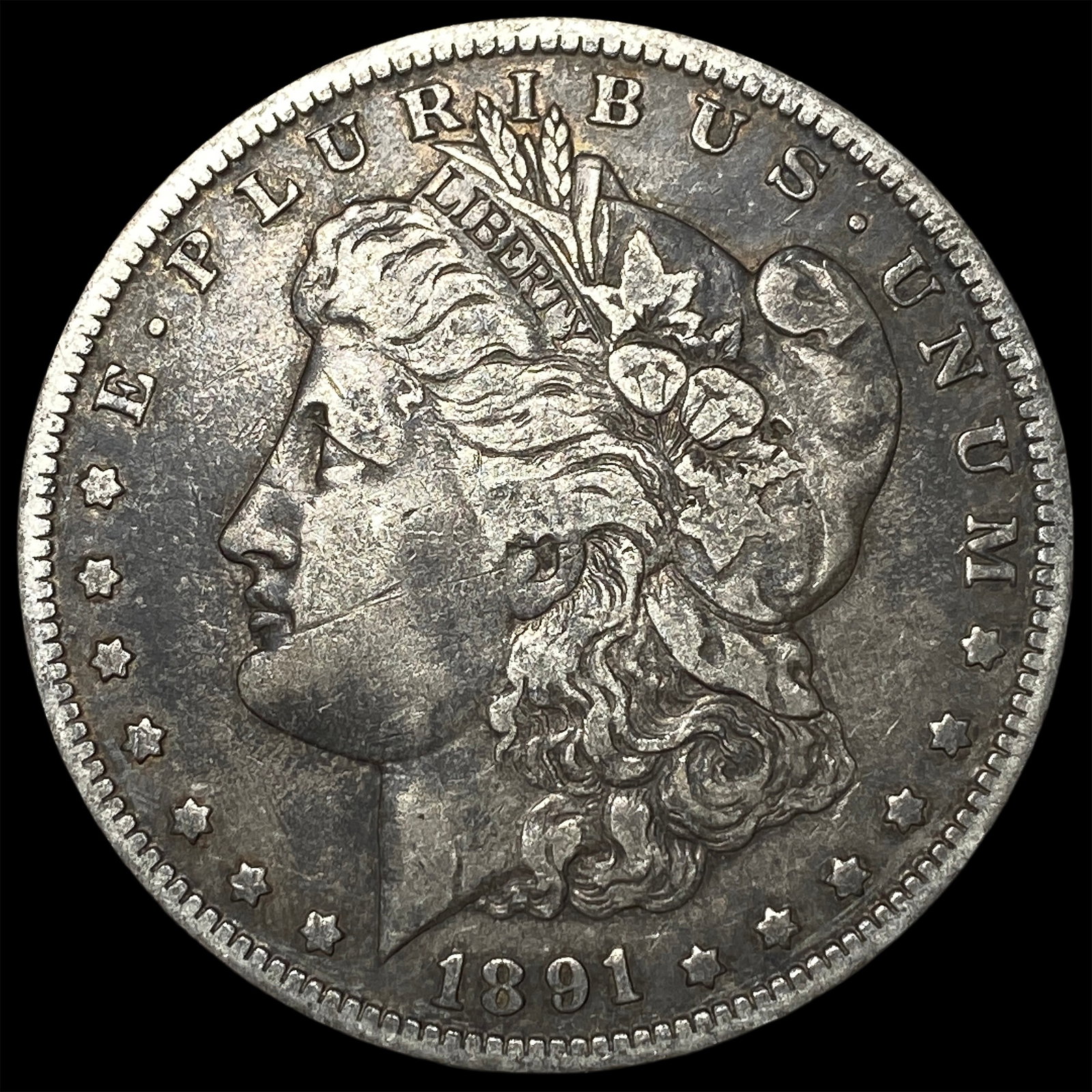 1891-O Silver Morgan Dollar NEARLY UNCIRCULATED: 1891-O Silver Morgan Dollar NEARLY UNCIRCULATED