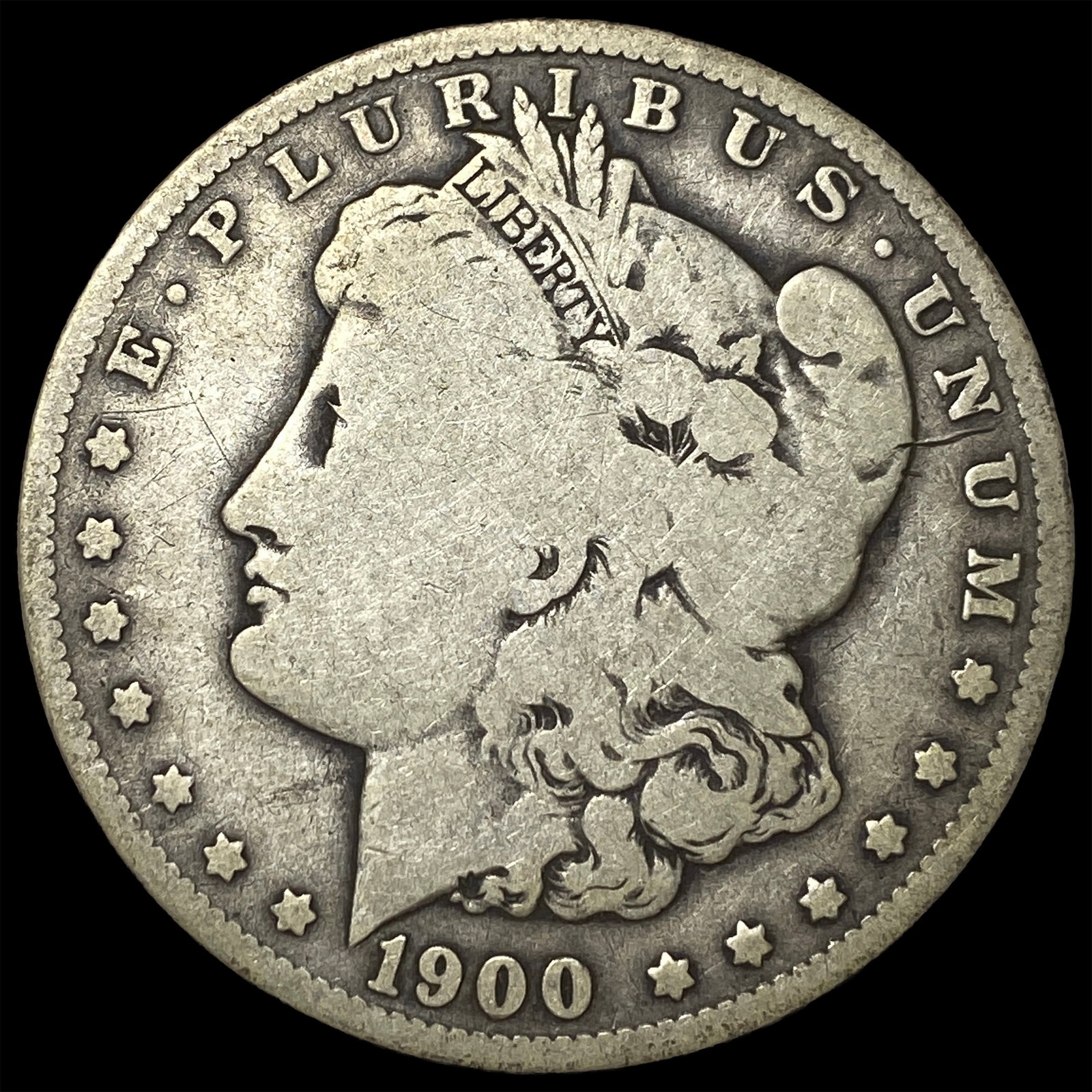 1900-S Silver Morgan Dollar CLOSELY UNCIRCULATED: 1900-S Silver Morgan Dollar CLOSELY UNCIRCULATED