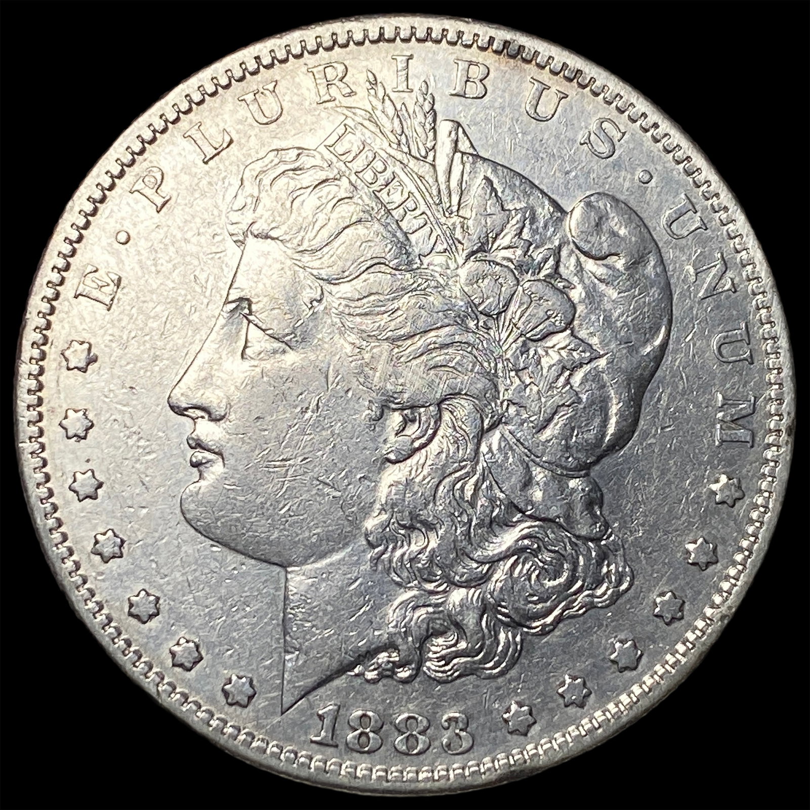 1883-S Silver Morgan Dollar CLOSELY UNCIRCULATED: 1883-S Silver Morgan Dollar CLOSELY UNCIRCULATED