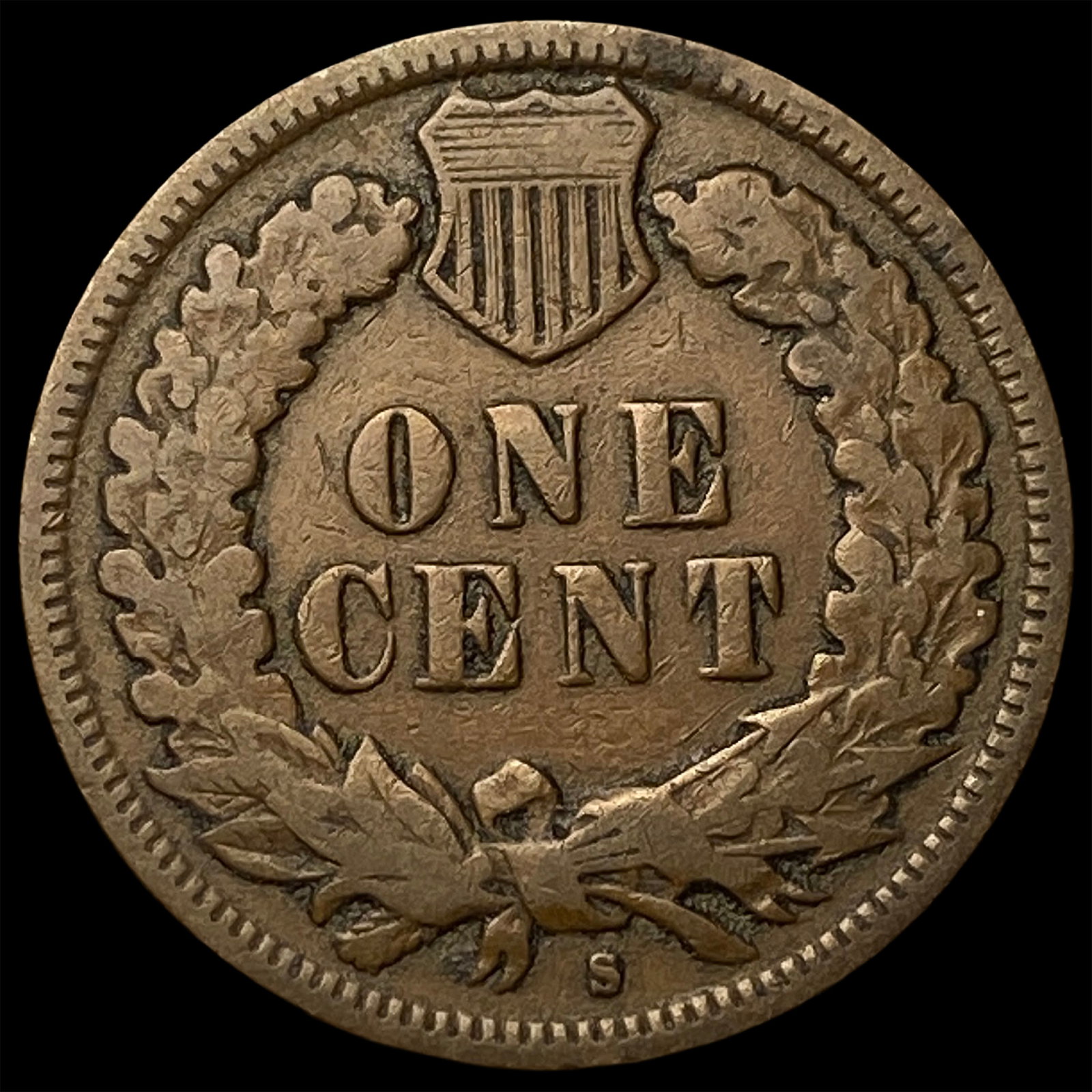 1908-S Indian Head Cent LIGHTLY CIRCULATED - 2