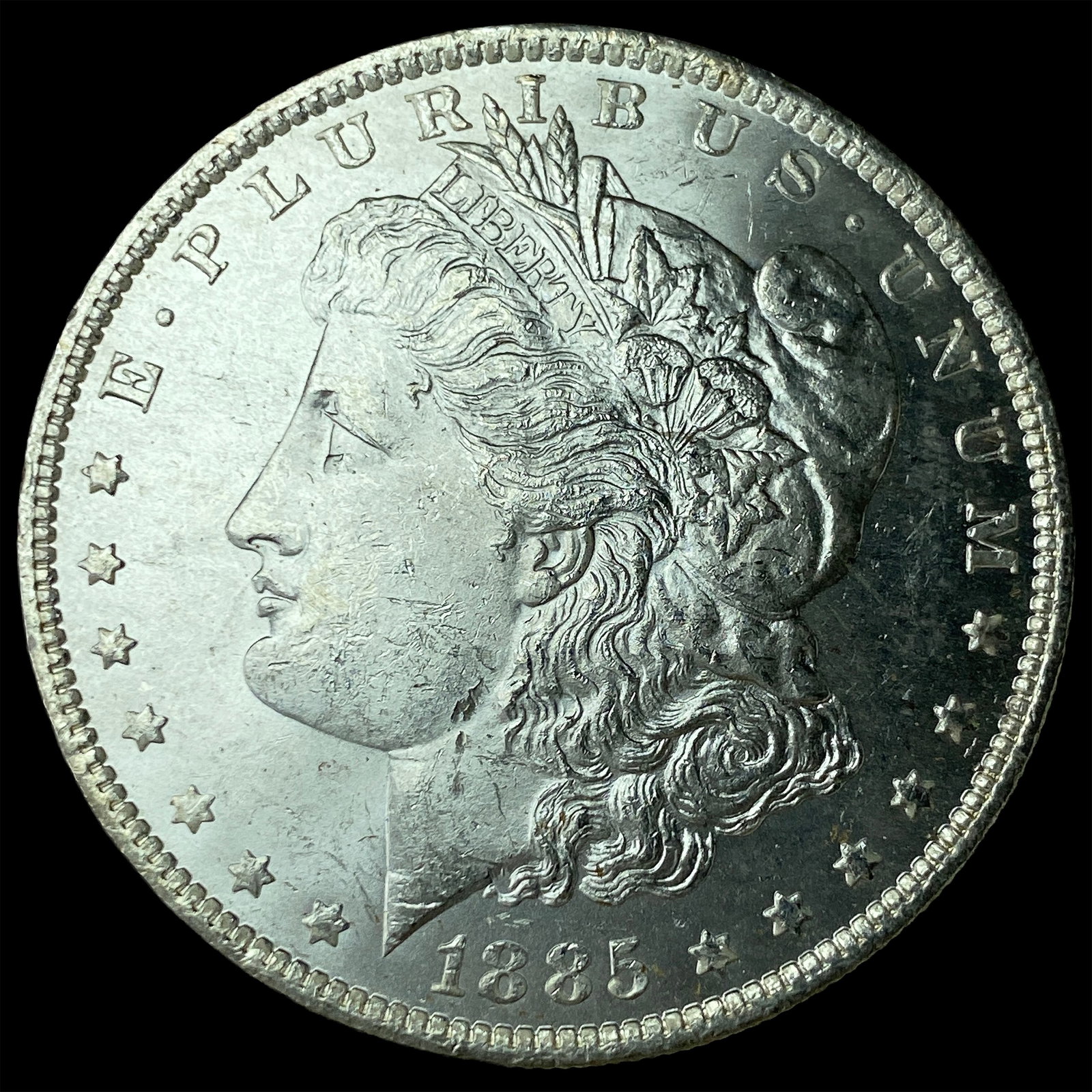 1885-O Silver Morgan Dollar CHOICE BU: 1885-O Silver Morgan Dollar CHOICE BU