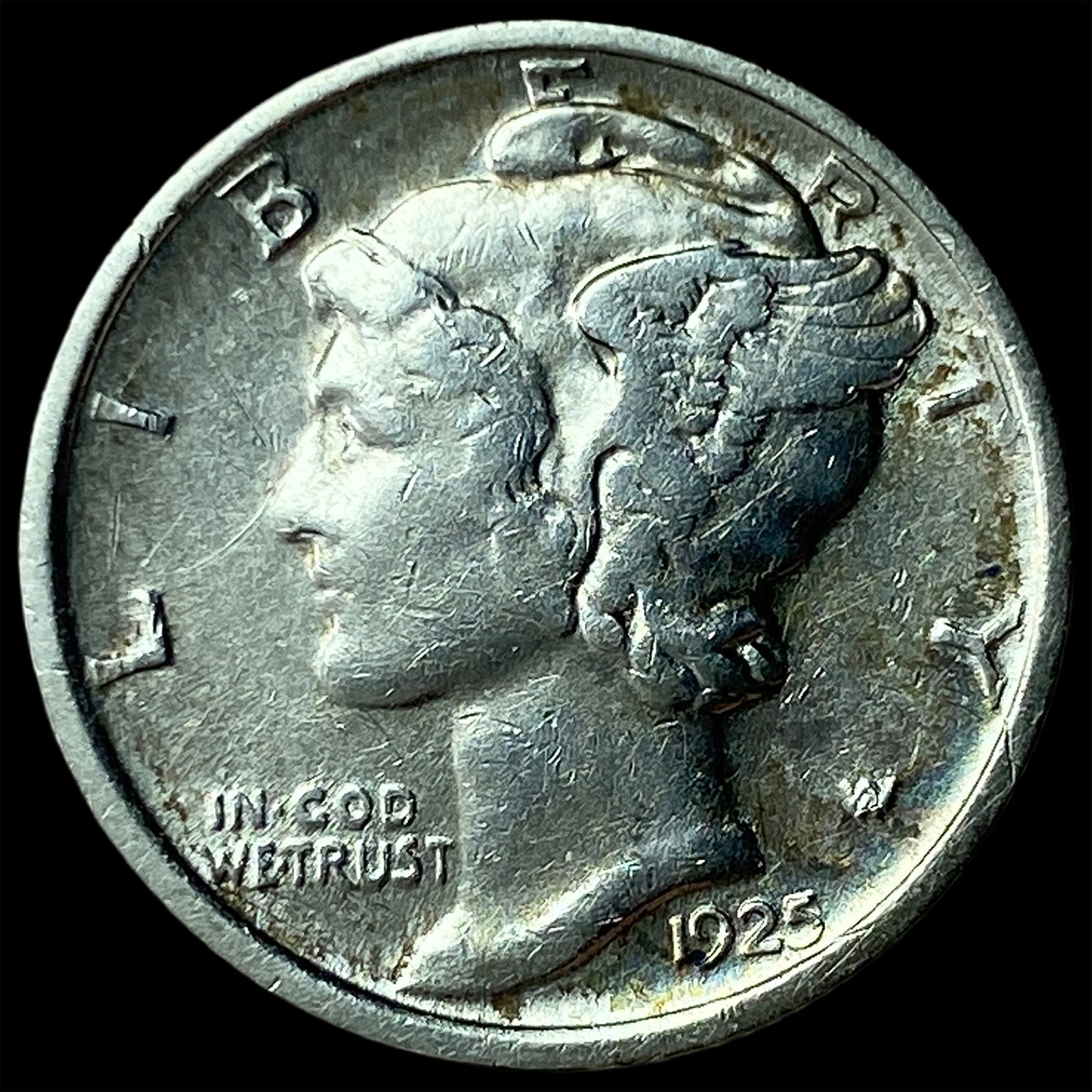1925-D Silver Mercury Dime UNCIRCULATED: 1925-D Silver Mercury Dime UNCIRCULATED