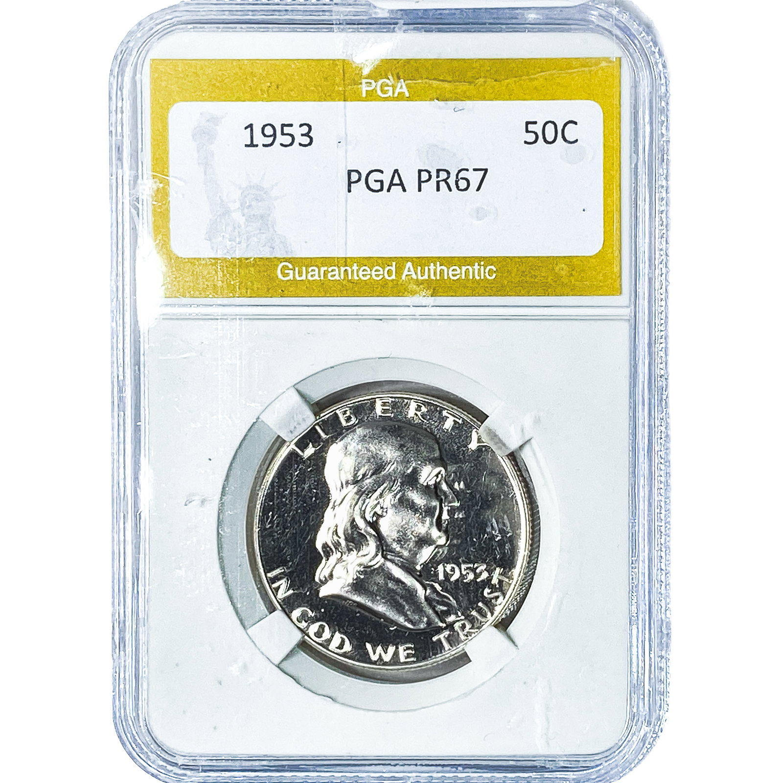 1953 Franklin Half Dollar PGA PR67: 1953 Franklin Half Dollar PGA PR67