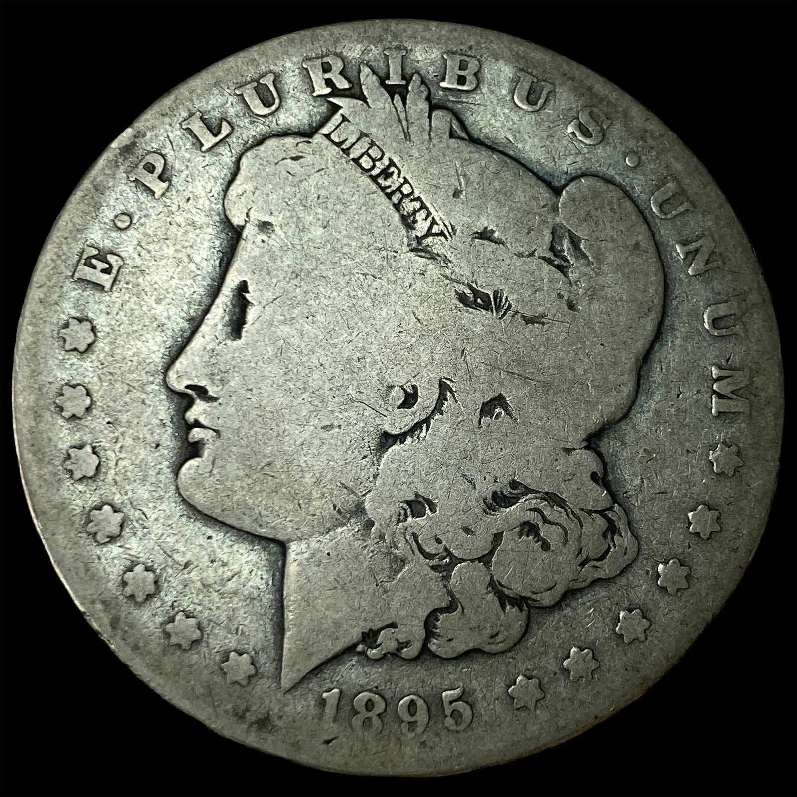 1895-S Silver Morgan Dollar NICELY CIRCULATED: 1895-S Silver Morgan Dollar NICELY CIRCULATED