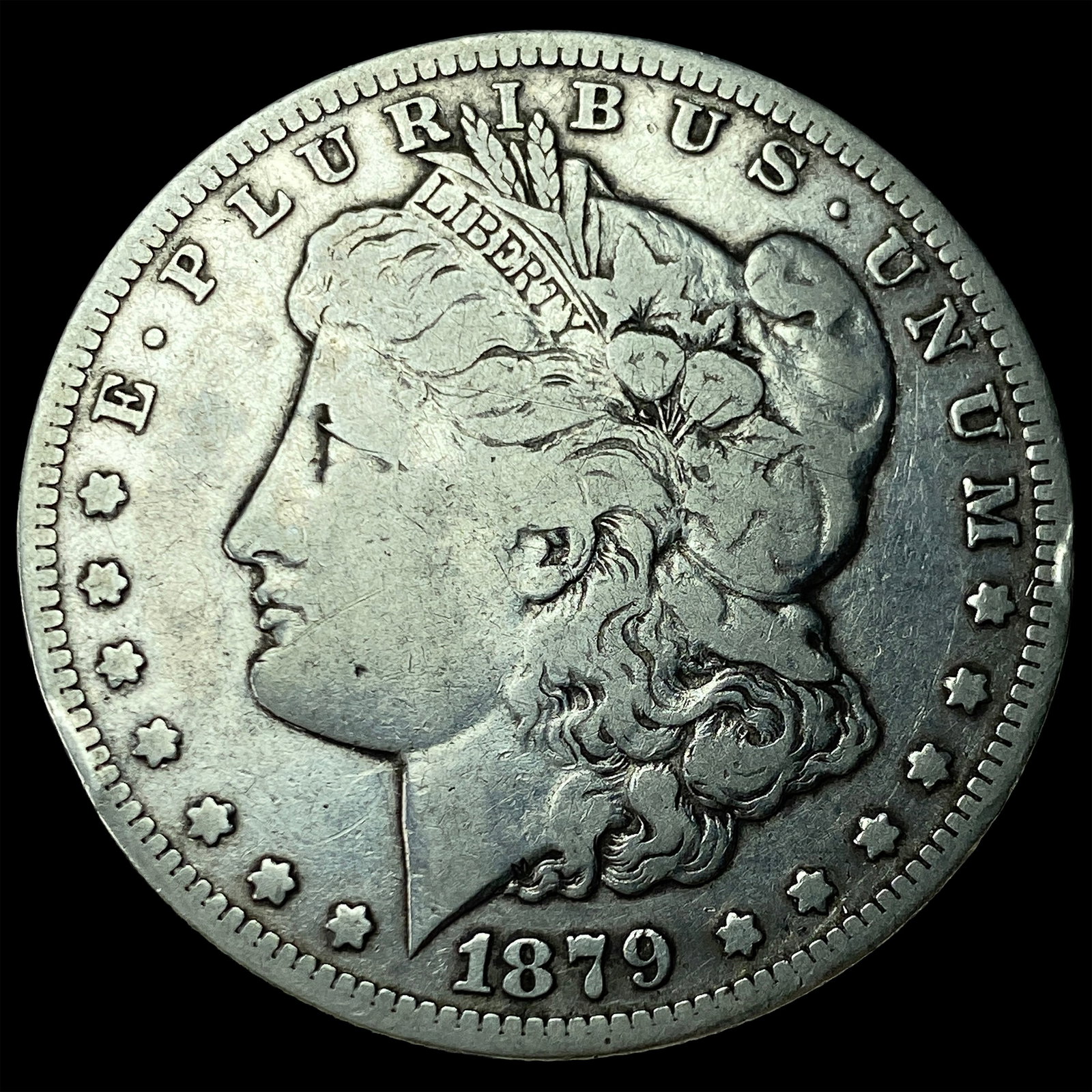 1879-CC Silver Morgan Dollar NEARLY UNCIRCULATED (1 of 2)