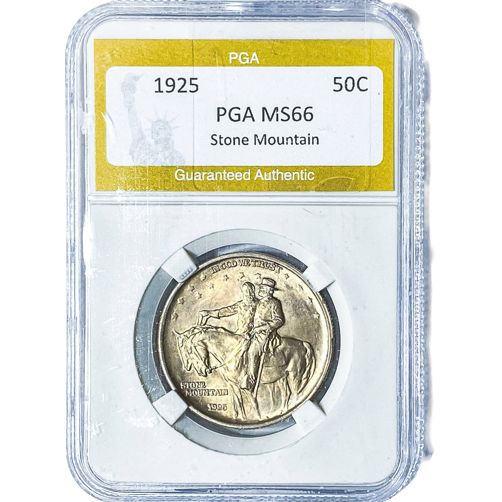 1925 Stone Mountain Half Dollar PGA MS66 (1 of 2)
