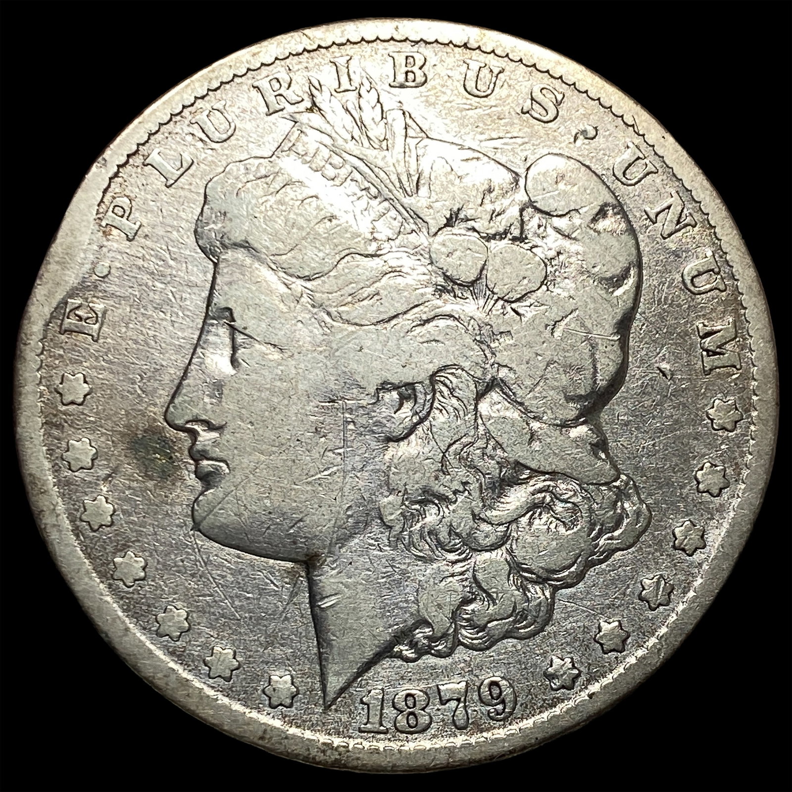 1879-CC Silver Morgan Dollar NICELY CIRCULATED: 1879-CC Silver Morgan Dollar NICELY CIRCULATED