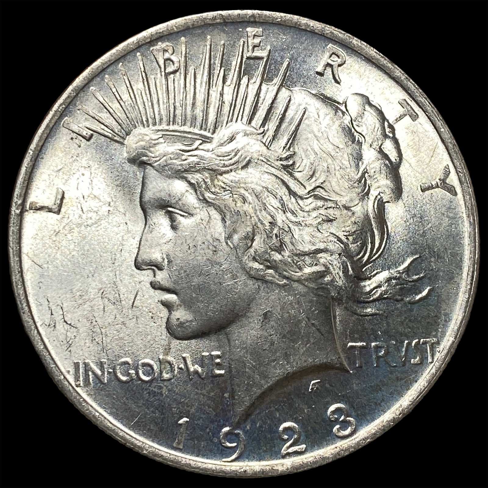 1923 Silver Peace Dollar GEM BU (1 of 2)