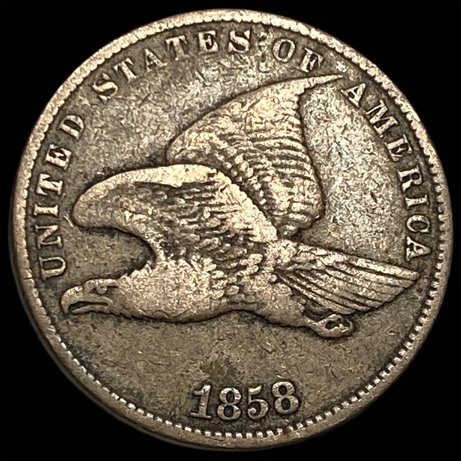 1858 Flying Eagle Cent LIGHTLY CIRCULATED: 1858 Flying Eagle Cent LIGHTLY CIRCULATED