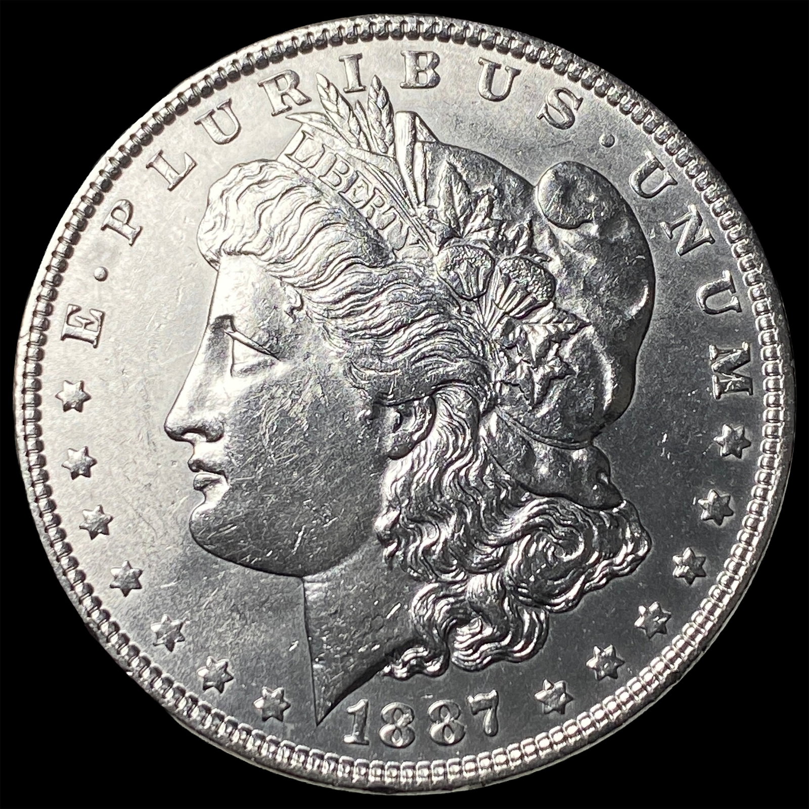 1887 Silver Morgan Dollar UNCIRCULATED: 1887 Silver Morgan Dollar UNCIRCULATED
