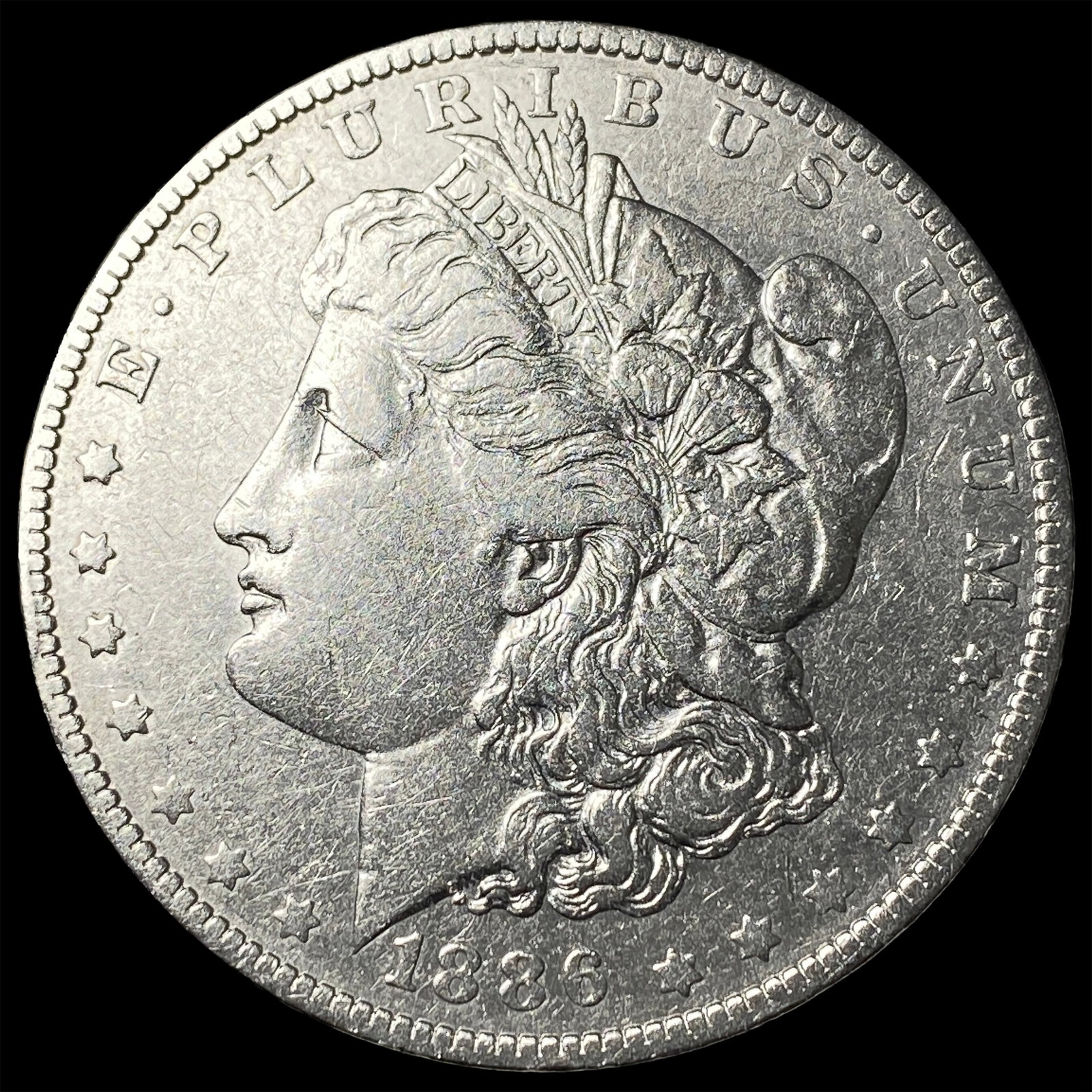 1886 Morgan Silver Dollar CLOSELY UNCIRCULATED: 1886 Morgan Silver Dollar CLOSELY UNCIRCULATED