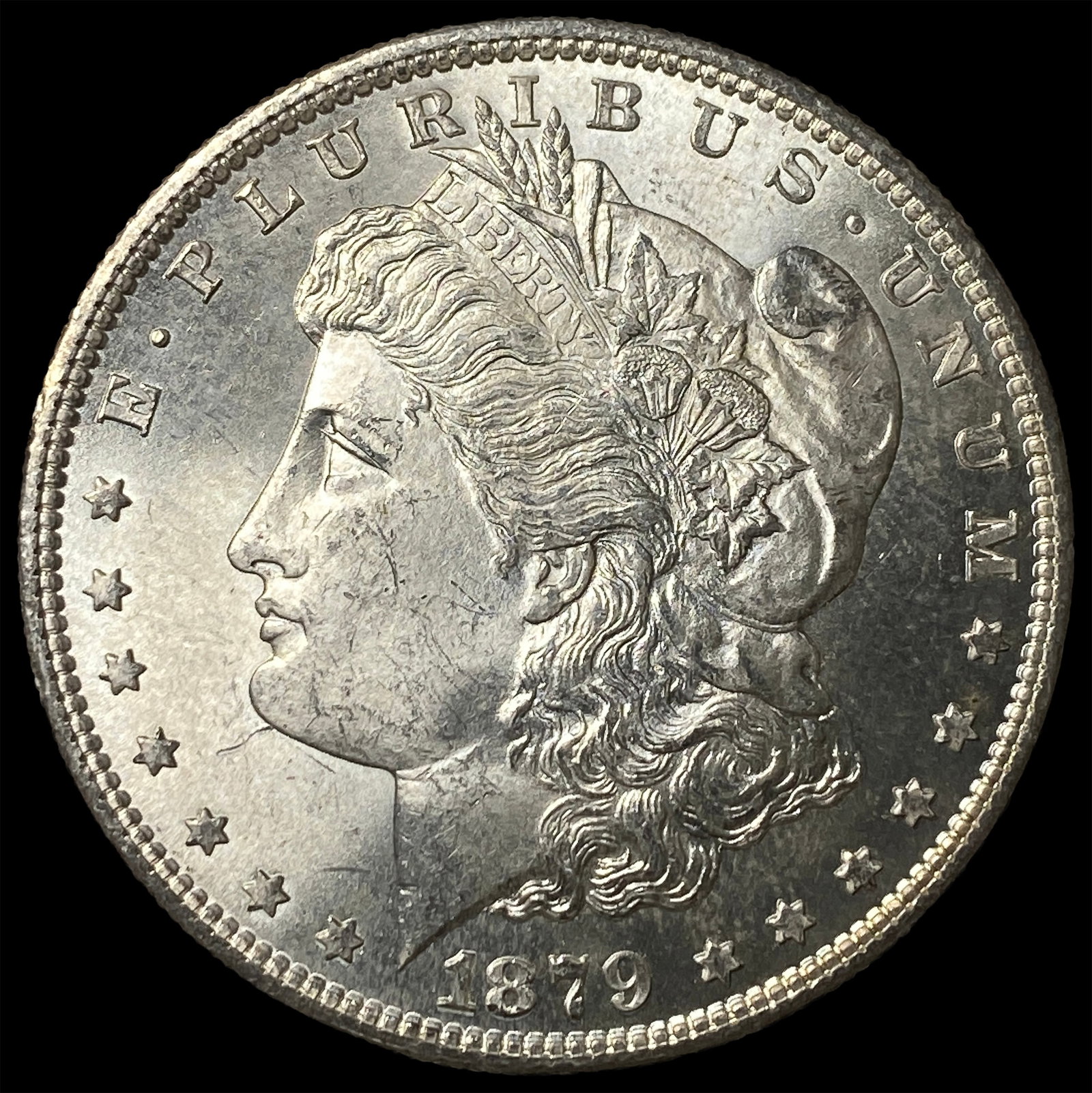 1879-S Silver Morgan Dollar GEM BU (1 of 2)