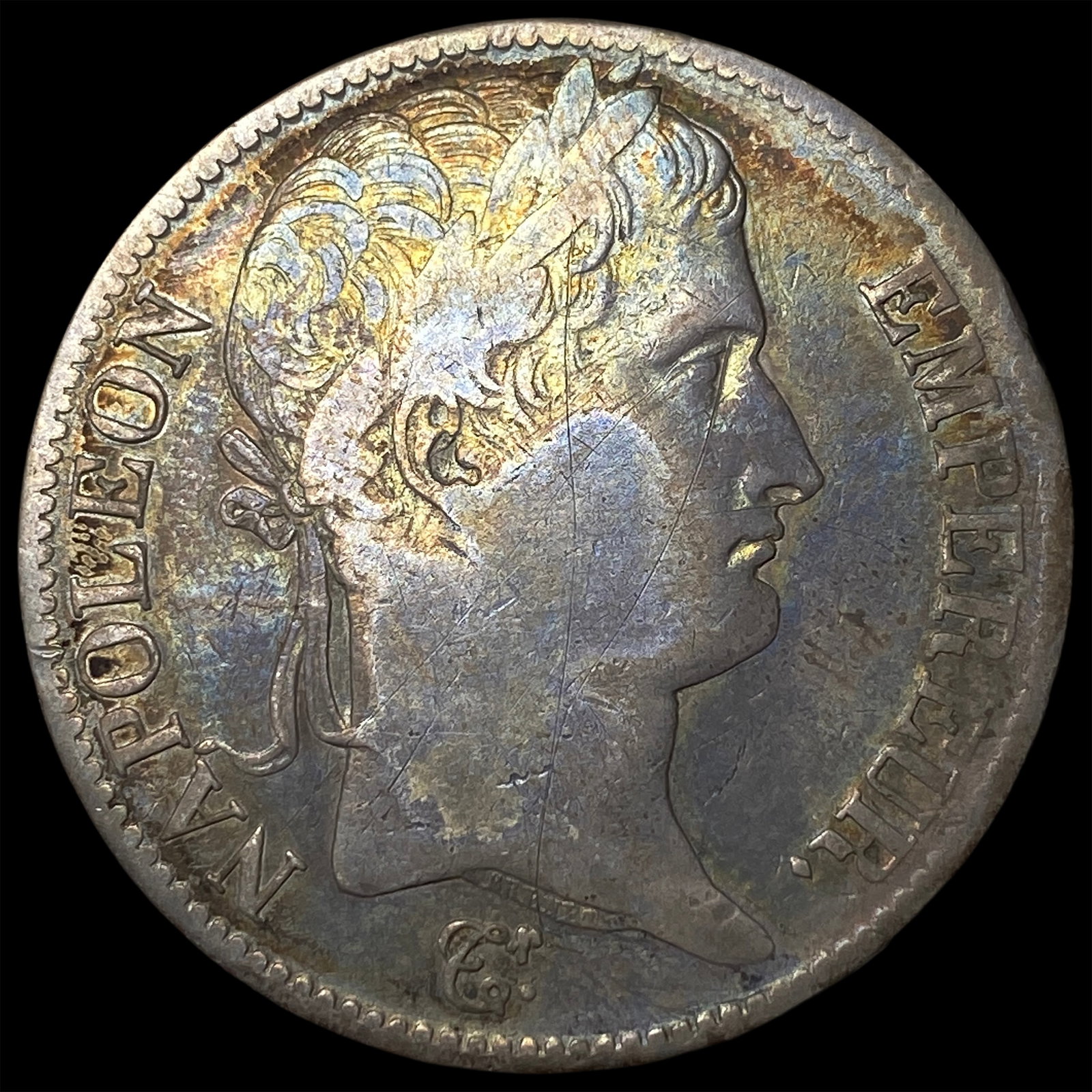 1813-A Silver 5 Francs Napoleon I France LIGHTLY CIRCULATED (1 of 2)