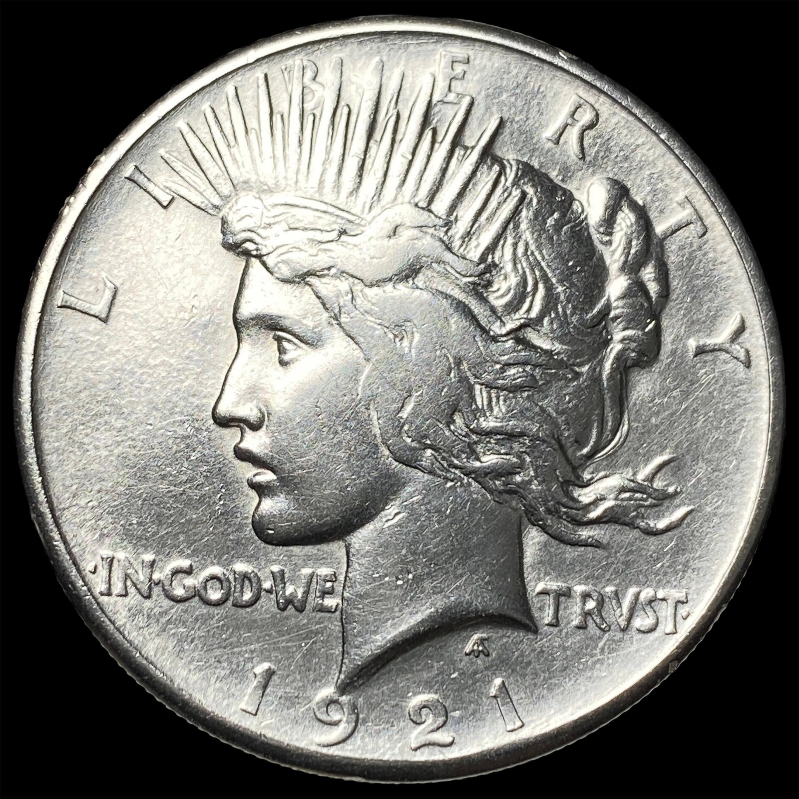1921 Silver Peace Dollar UNCIRCULATED: 1921 Silver Peace Dollar UNCIRCULATED