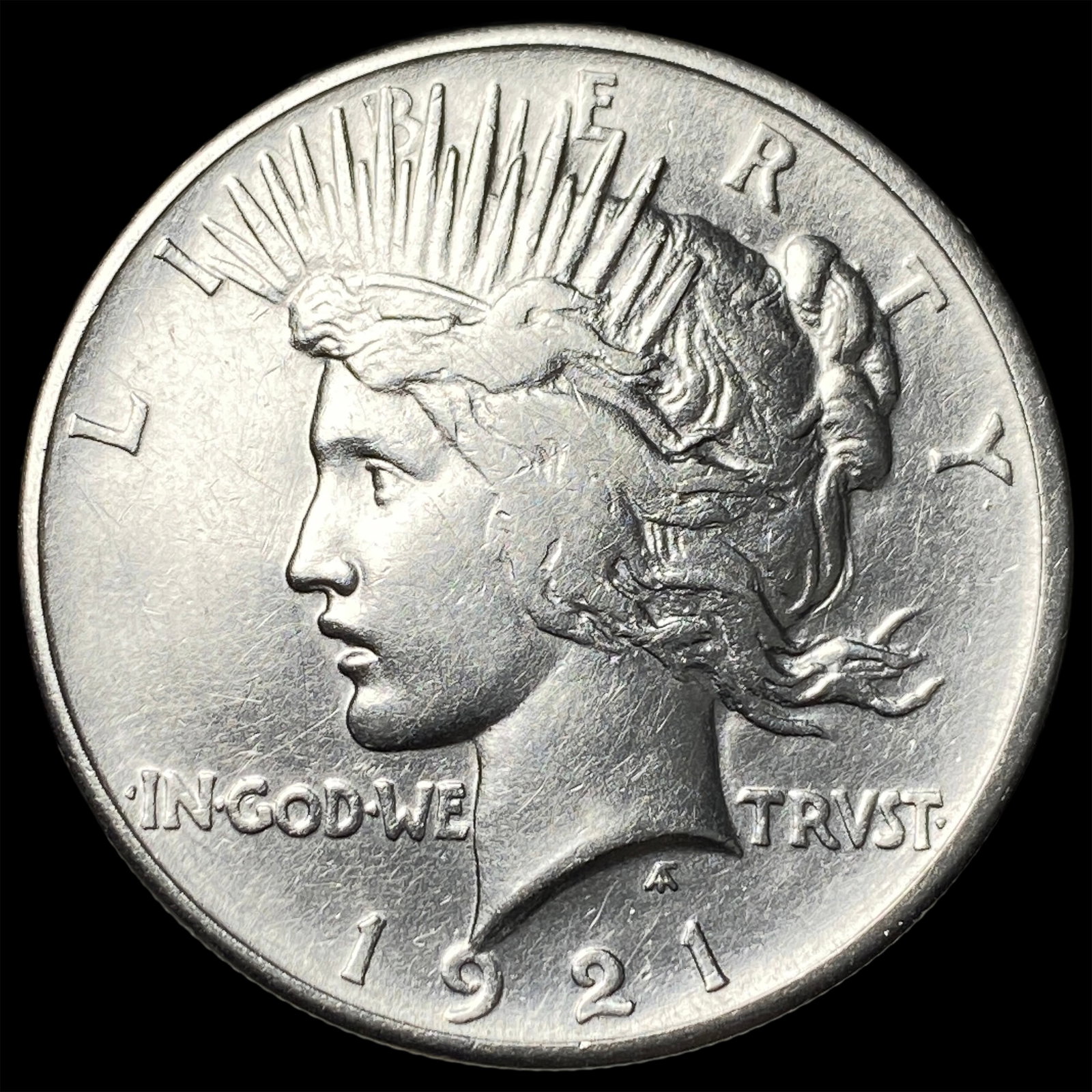 1921 Silver Peace Dollar CHOICE AU: 1921 Silver Peace Dollar CHOICE AU