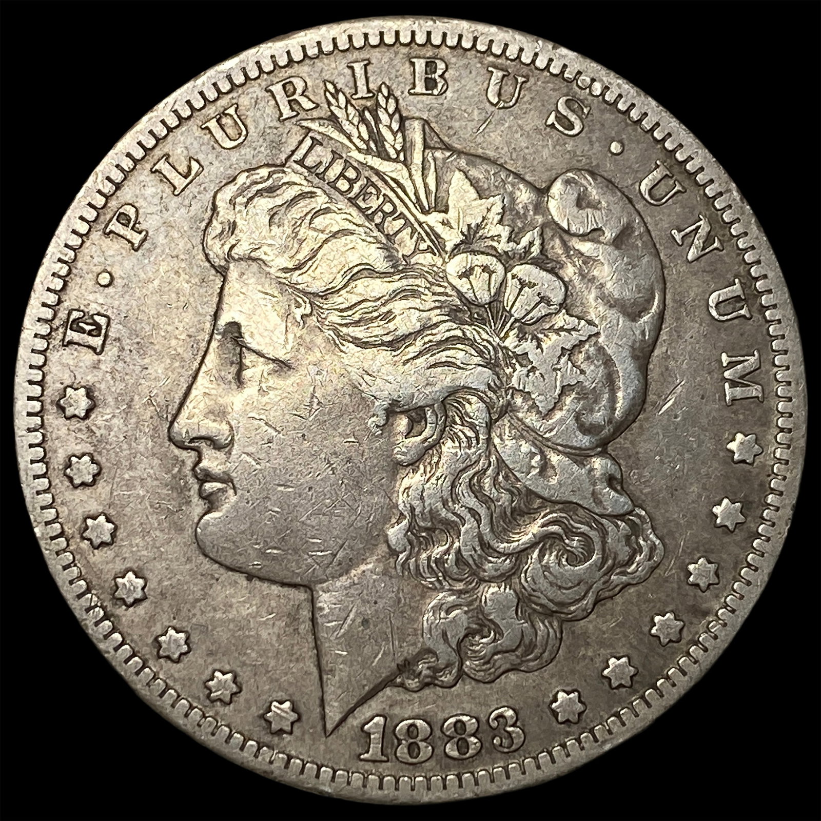 1883-CC Silver Morgan Dollar NEARLY UNCIRCULATED: 1883-CC Silver Morgan Dollar NEARLY UNCIRCULATED