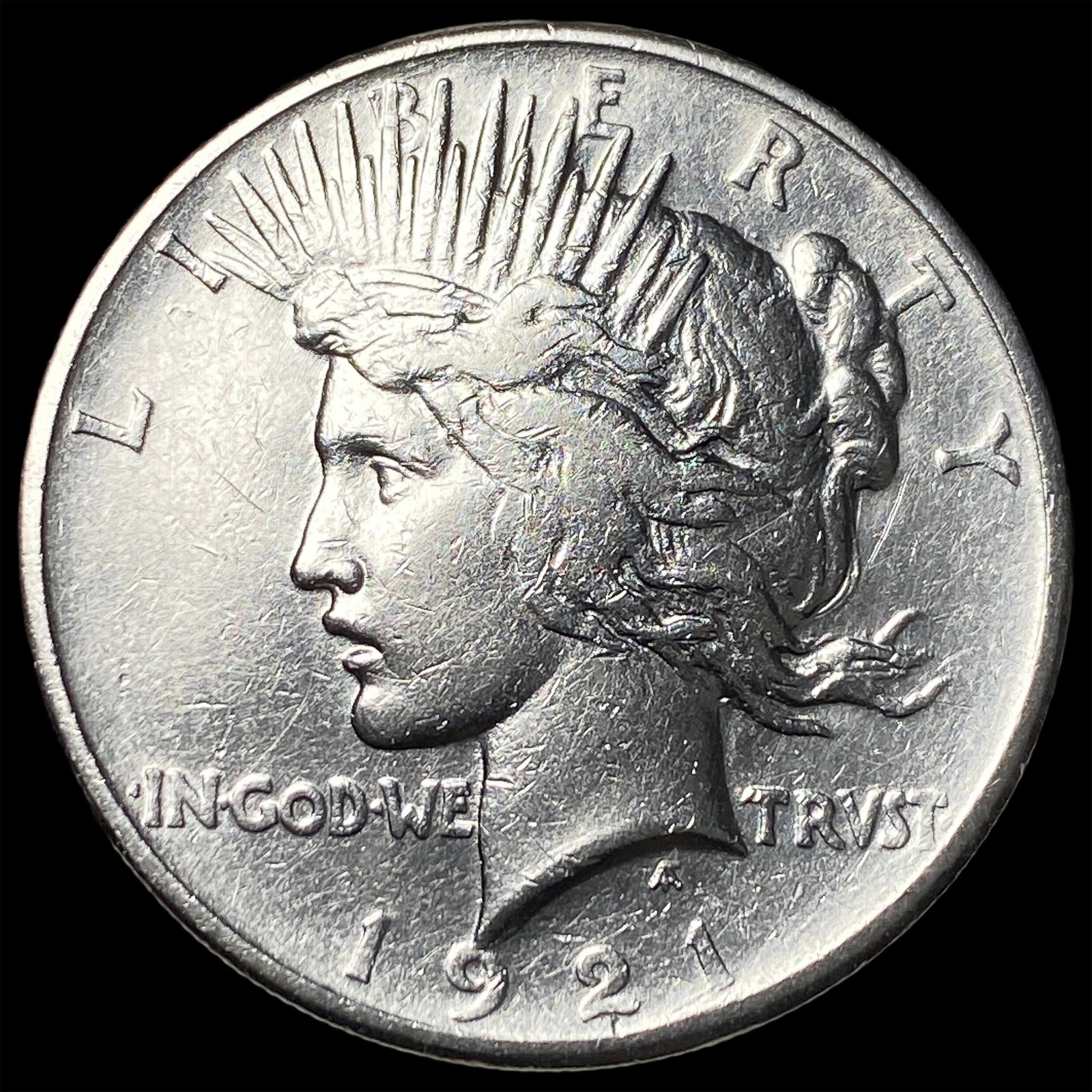 1921 Silver Peace Dollar CLOSELY UNCIRCULATED: 1921 Silver Peace Dollar CLOSELY UNCIRCULATED