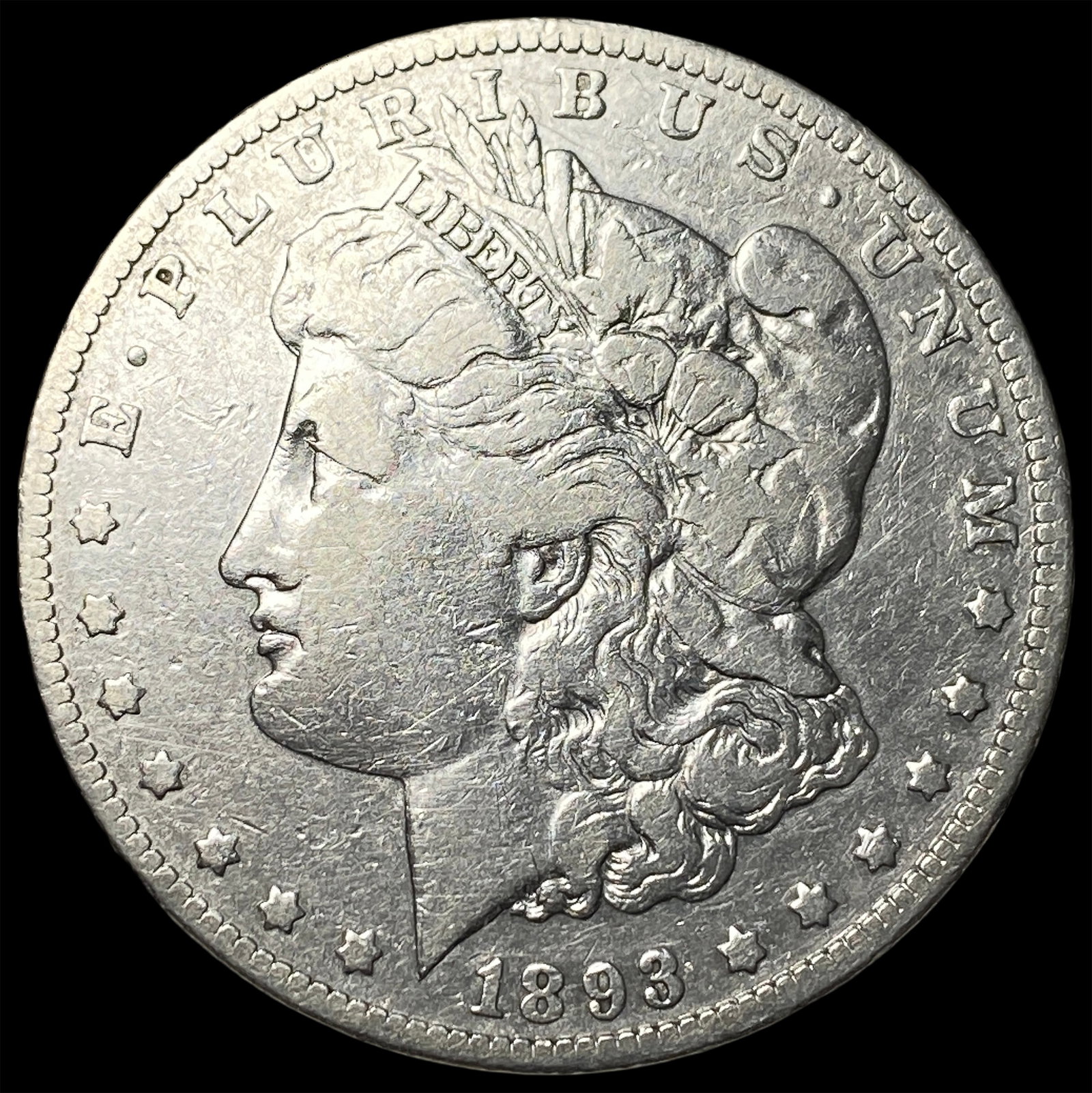 1893-S Silver Morgan Dollar LIGHTLY CIRCULATED (1 of 2)