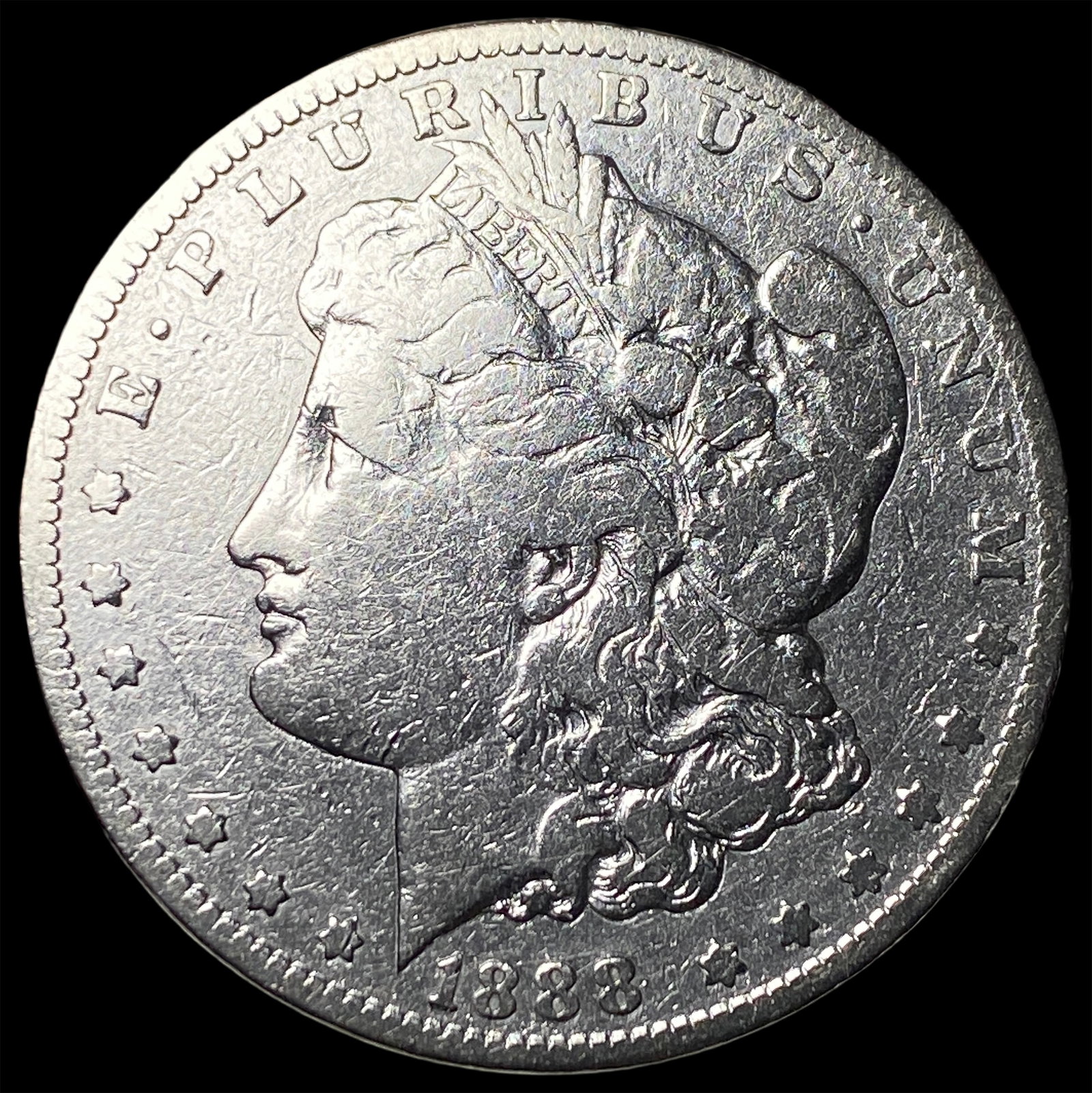 1883 Morgan Silver Dollar NEARLY UNCIRCULATED: 1883 Morgan Silver Dollar NEARLY UNCIRCULATED