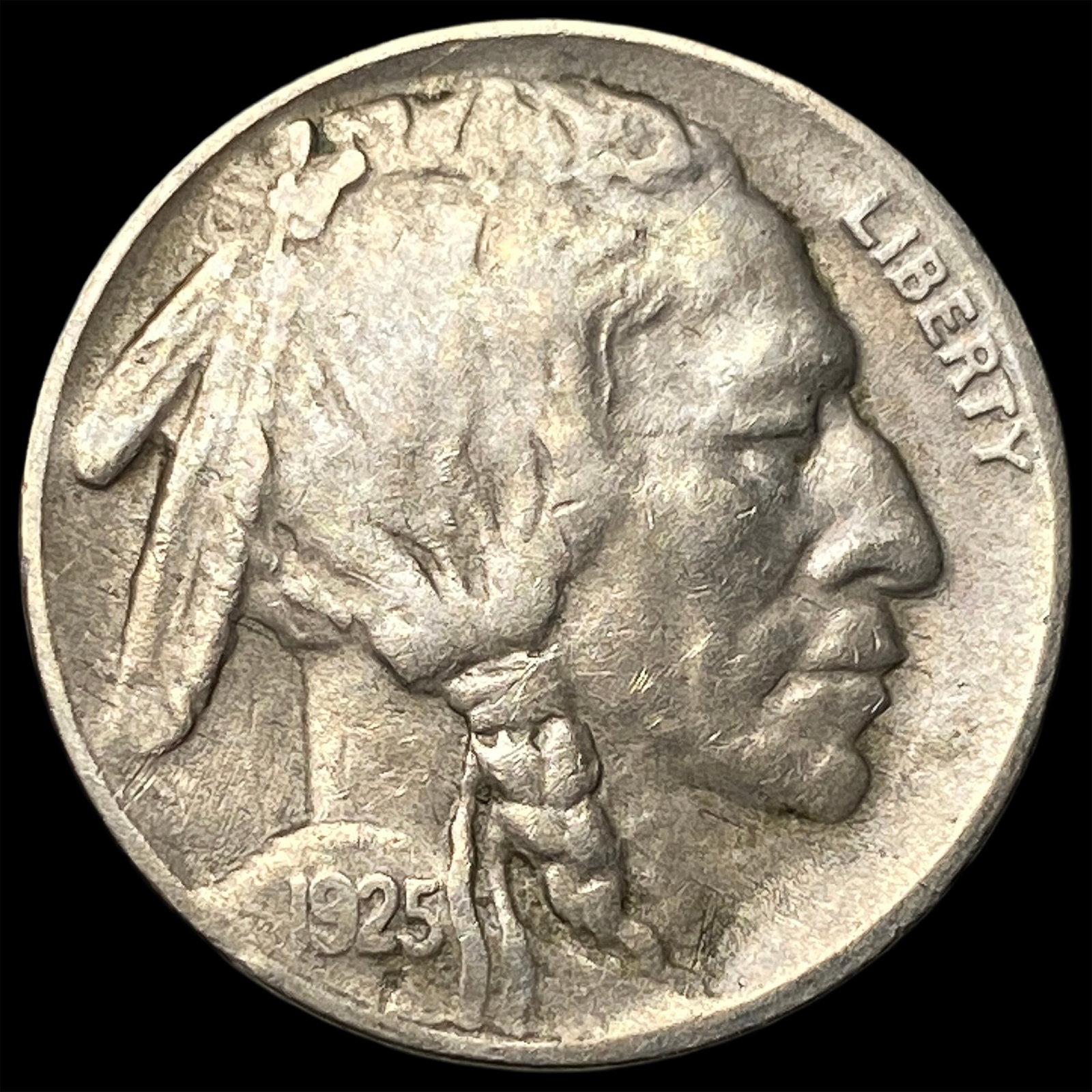 1925-S Buffalo Nickel CLOSELY UNCIRCULATED: 1925-S Buffalo Nickel CLOSELY UNCIRCULATED