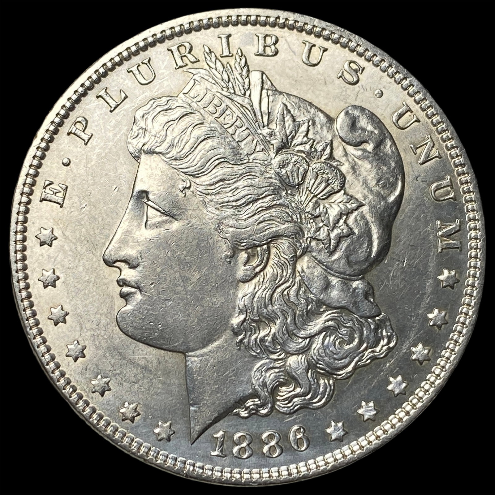 1886 Morgan Silver Dollar CHOICE BU: 1886 Morgan Silver Dollar CHOICE BU