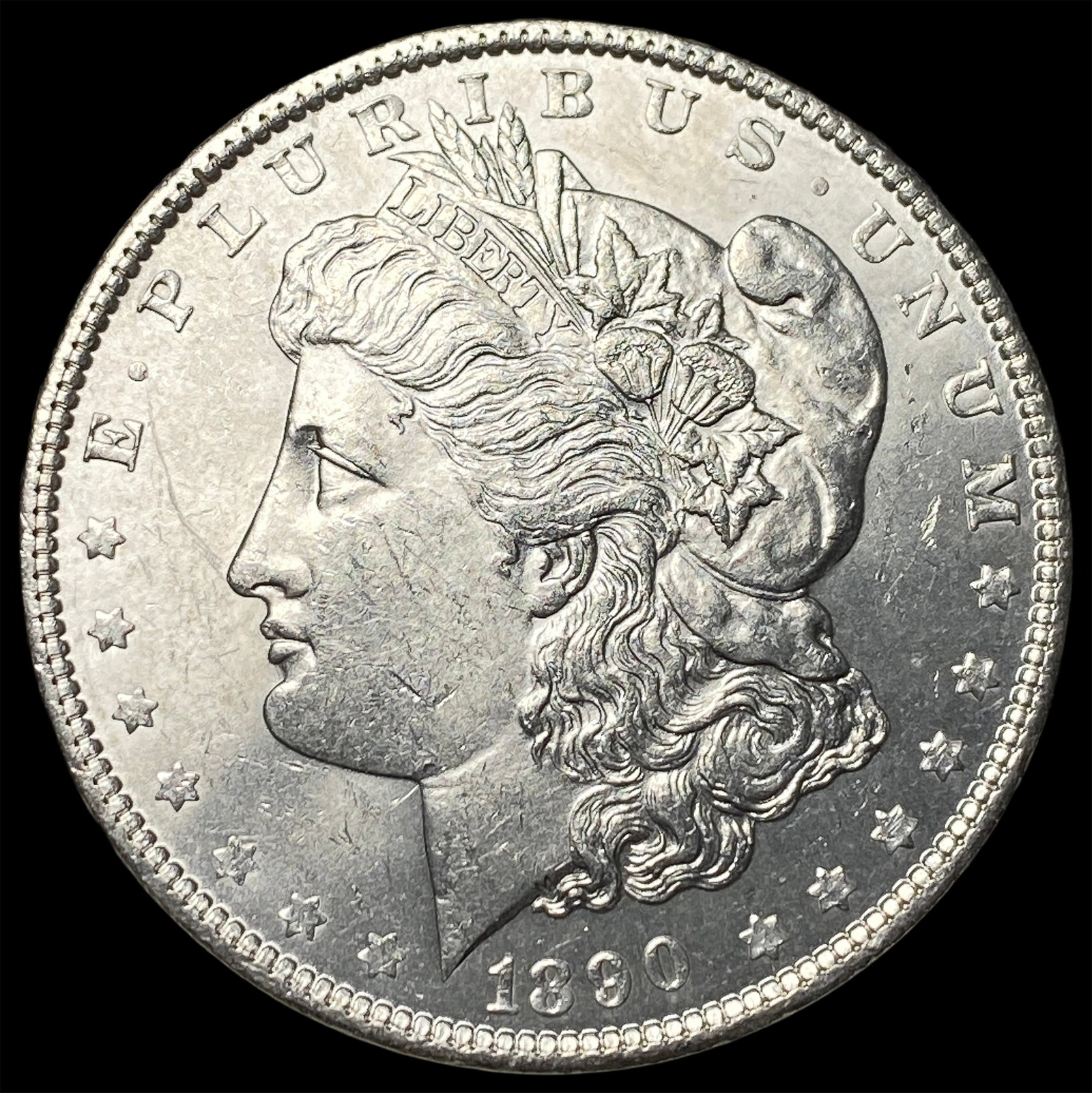 1890-S Silver Morgan Dollar UNCIRCULATED: 1890-S Silver Morgan Dollar UNCIRCULATED