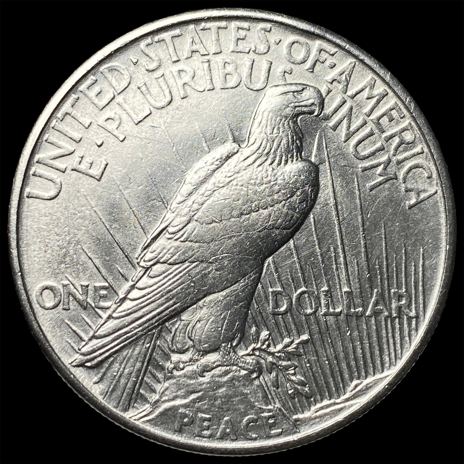 1921 Silver High Relief Peace Dollar UNCIRCULATED - 2