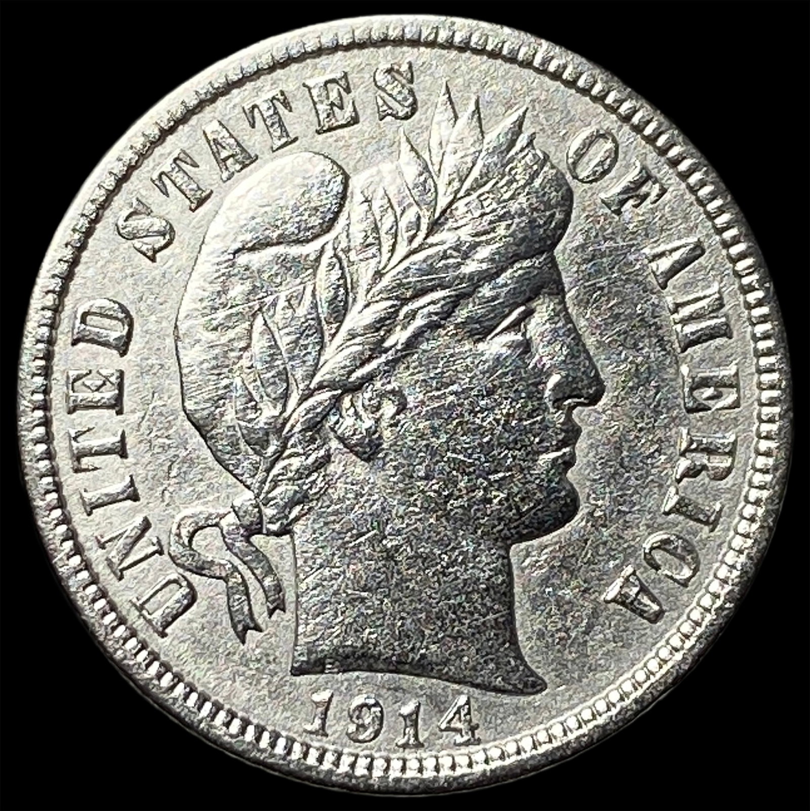1914 Barber Dime HIGH GRADE: 1914 Barber Dime HIGH GRADE