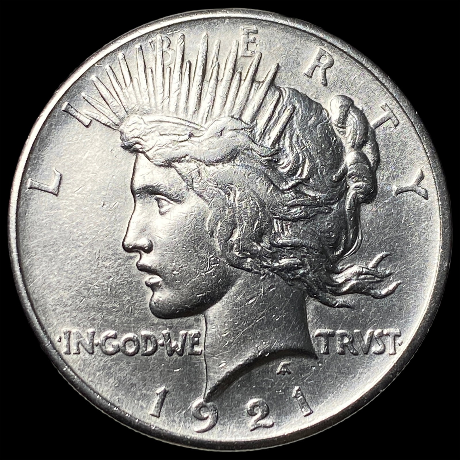 1921 Silver Peace Dollar CHOICE AU: 1921 Silver Peace Dollar CHOICE AU