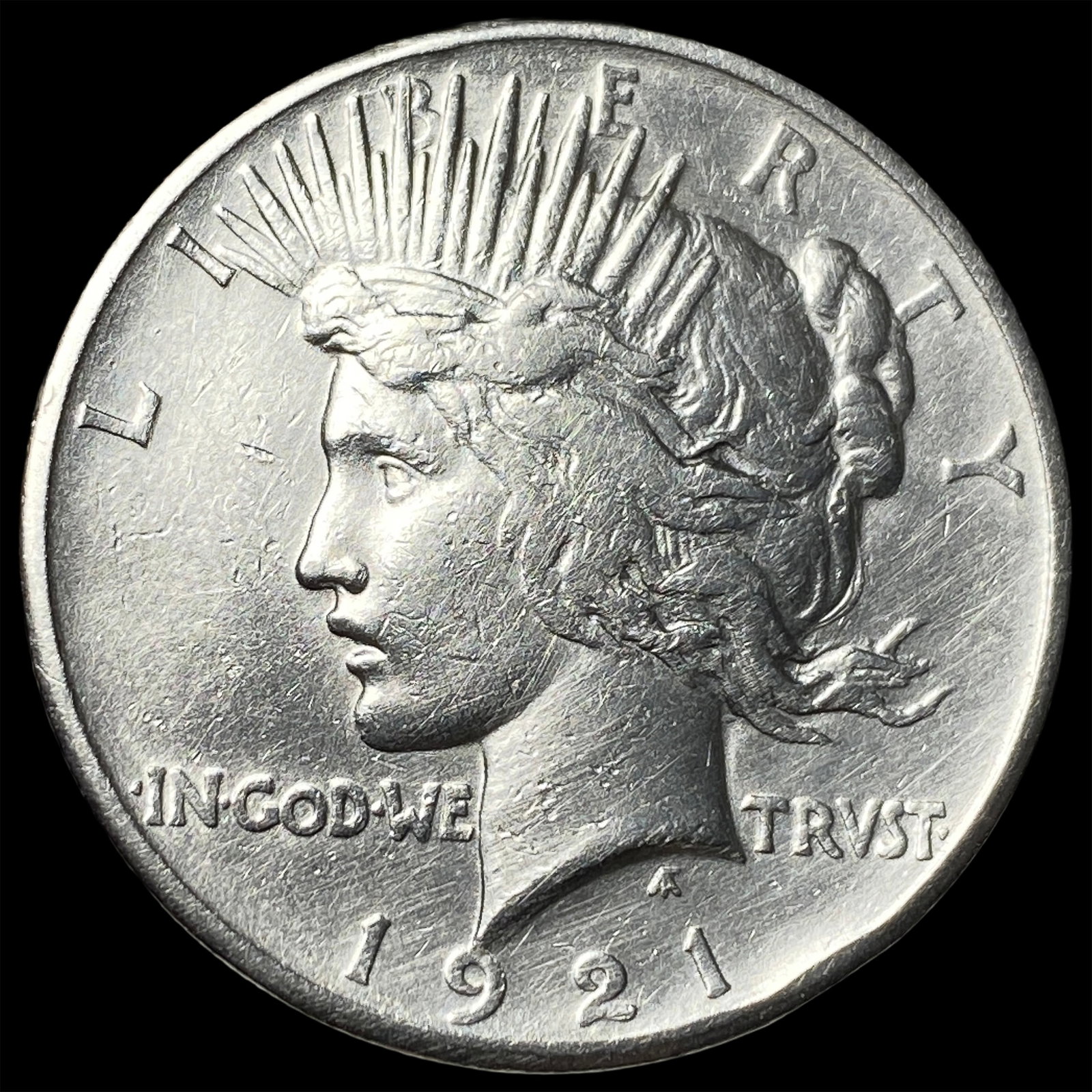 1921 Silver Peace Dollar CHOICE AU: 1921 Silver Peace Dollar CHOICE AU