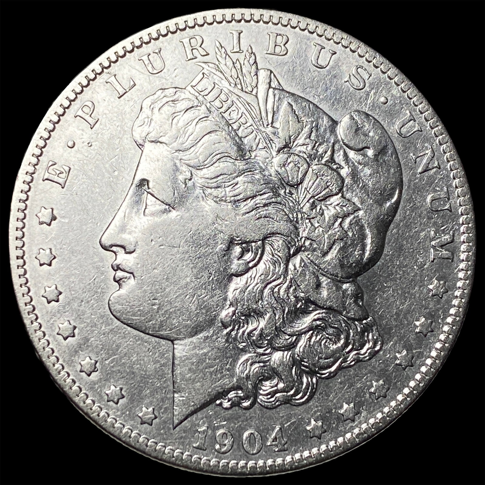 1904-S Silver Morgan Dollar CLOSELY UNCIRCULATED (1 of 2)