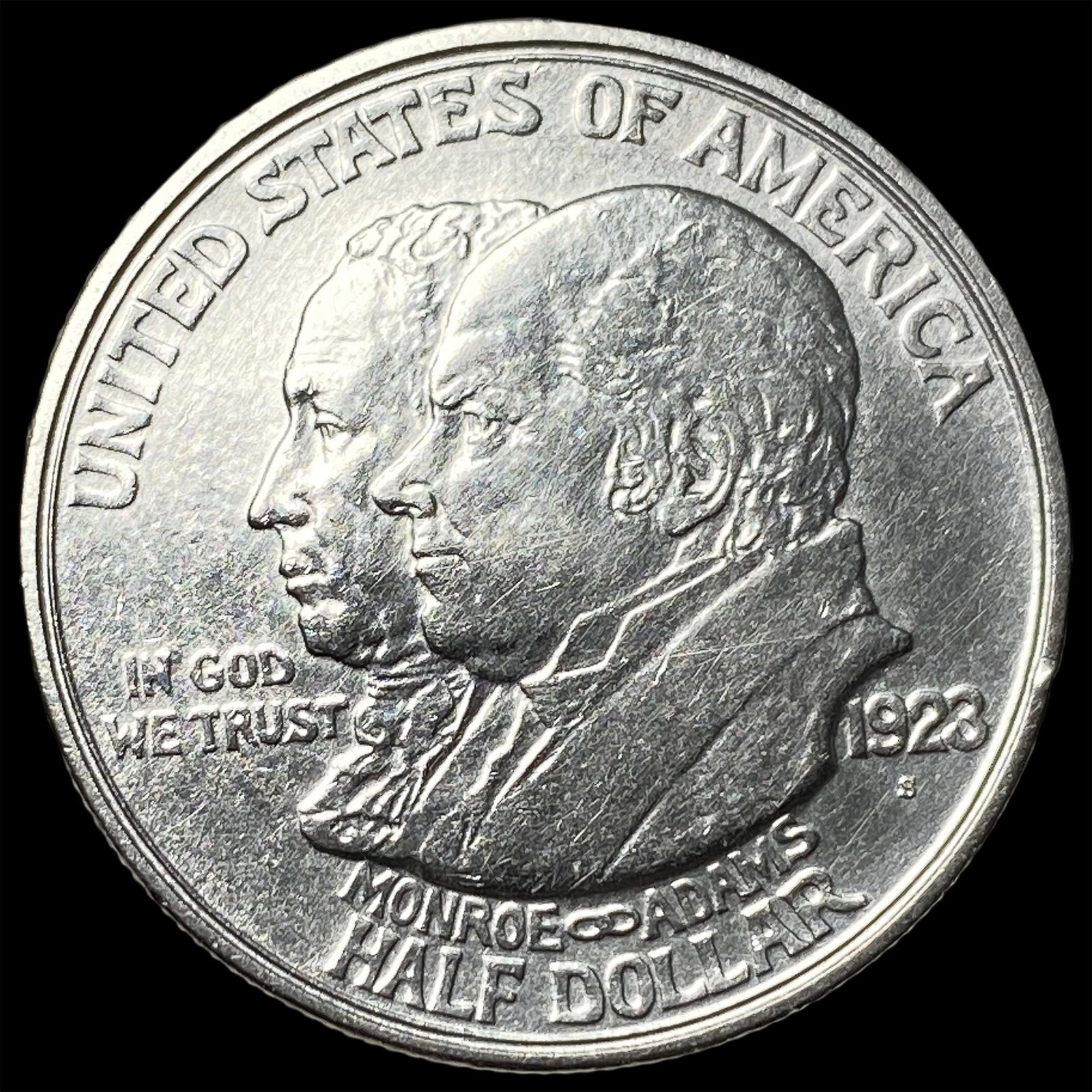 1923-S Monroe Doctrine Centennial Half Dollar GEM BU: 1923-S Monroe Doctrine Centennial Half Dollar GEM BU