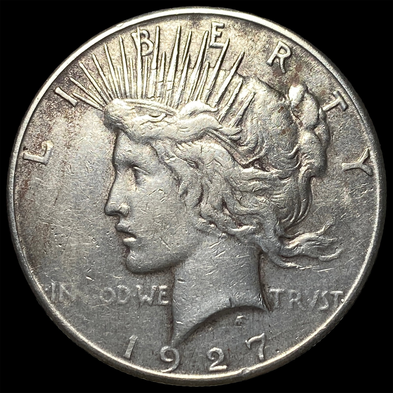 1927-S Silver Peace Dollar NEARLY UNCIRCULATED: 1927-S Silver Peace Dollar NEARLY UNCIRCULATED
