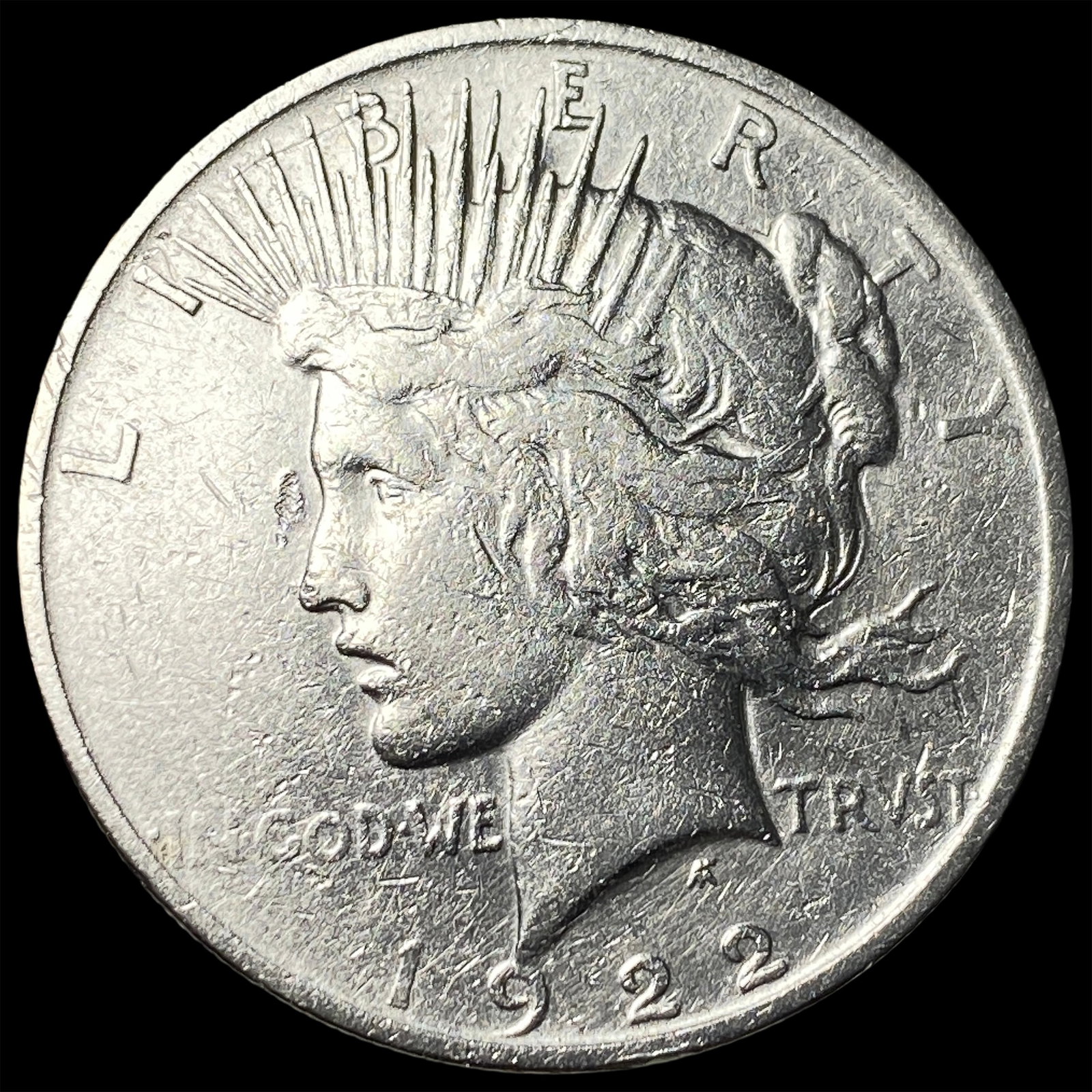 1922 Silver Peace Dollar NEARLY UNCIRCULATED: 1922 Silver Peace Dollar NEARLY UNCIRCULATED