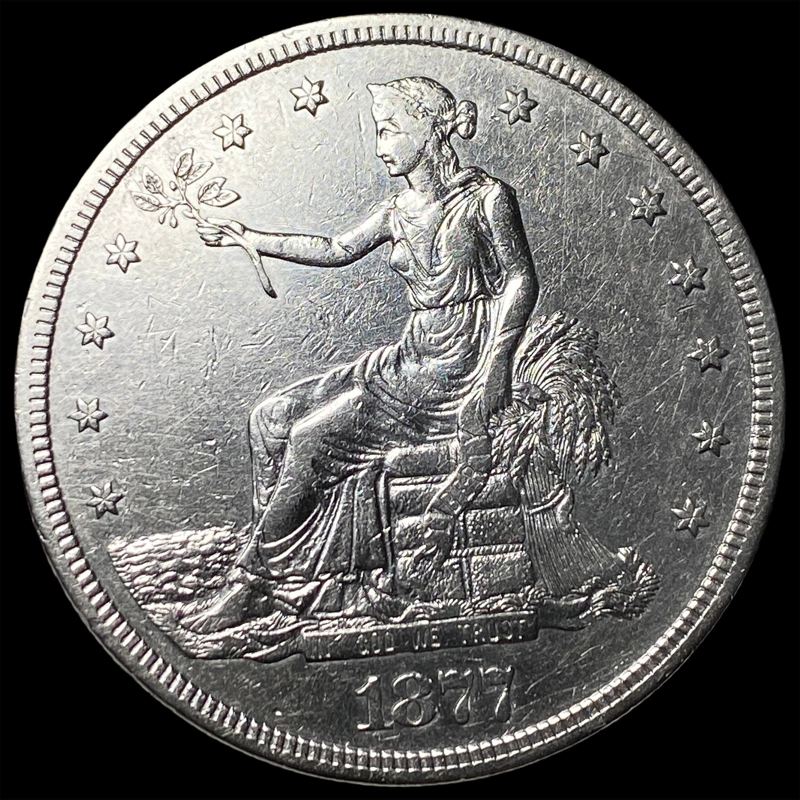 1877-S Silver Trade Dollar UNCIRCULATED: 1877-S Silver Trade Dollar UNCIRCULATED