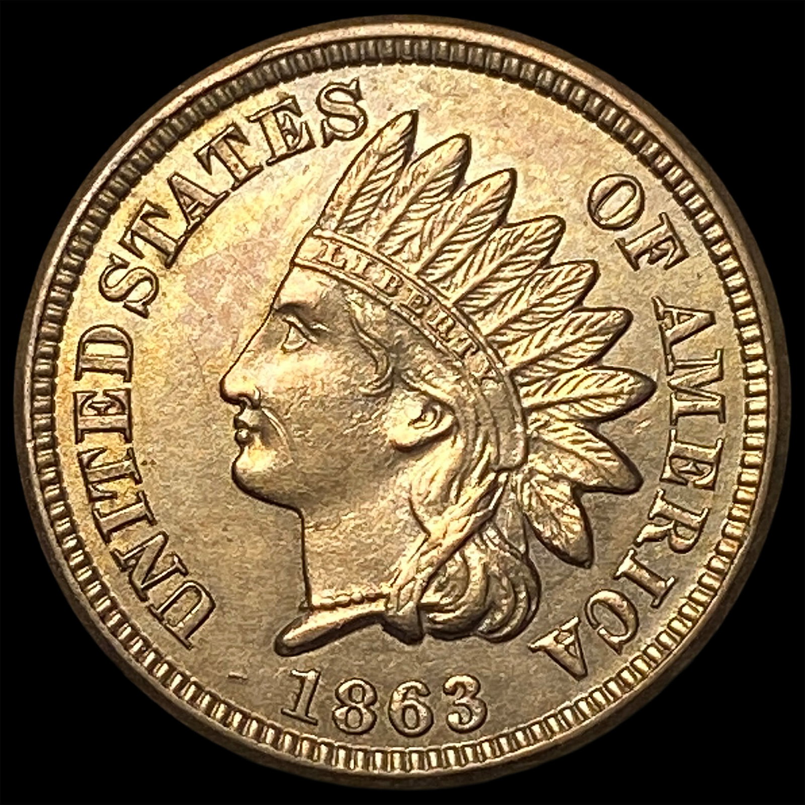 1863 Indian Head Cent CHOICE BU: 1863 Indian Head Cent CHOICE BU