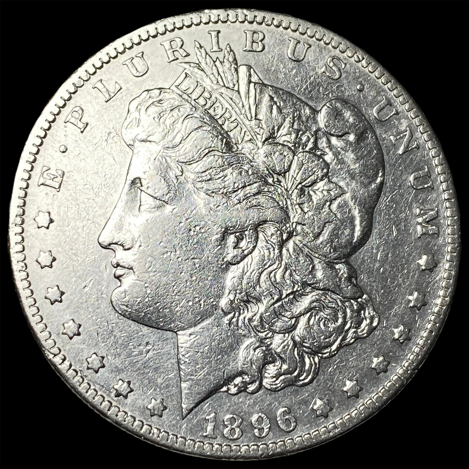1896-S Silver Morgan Dollar CHOICE AU: 1896-S Silver Morgan Dollar CHOICE AU
