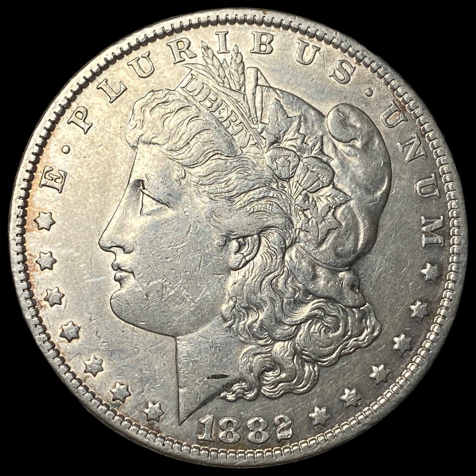 1882-S Silver Morgan Dollar CLOSELY UNCIRCULATED: 1882-S Silver Morgan Dollar CLOSELY UNCIRCULATED