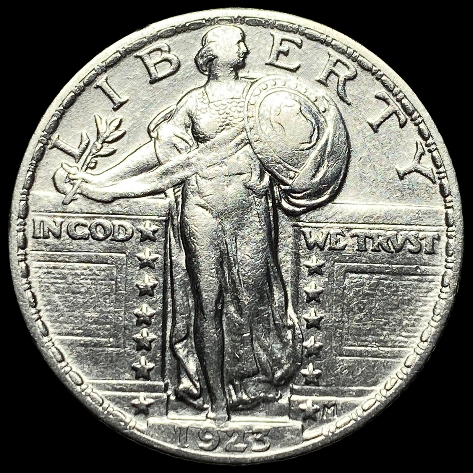 1923 Standing Liberty Quarter CHOICE AU: 1923 Standing Liberty Quarter CHOICE AU