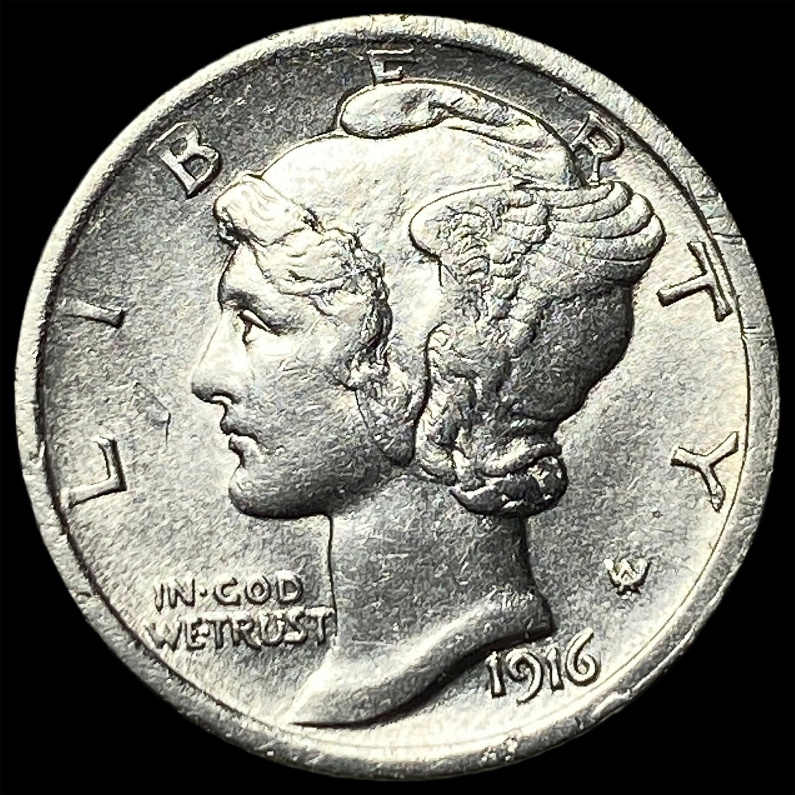 1916 Mercury Dime CHOICE AU (1 of 2)