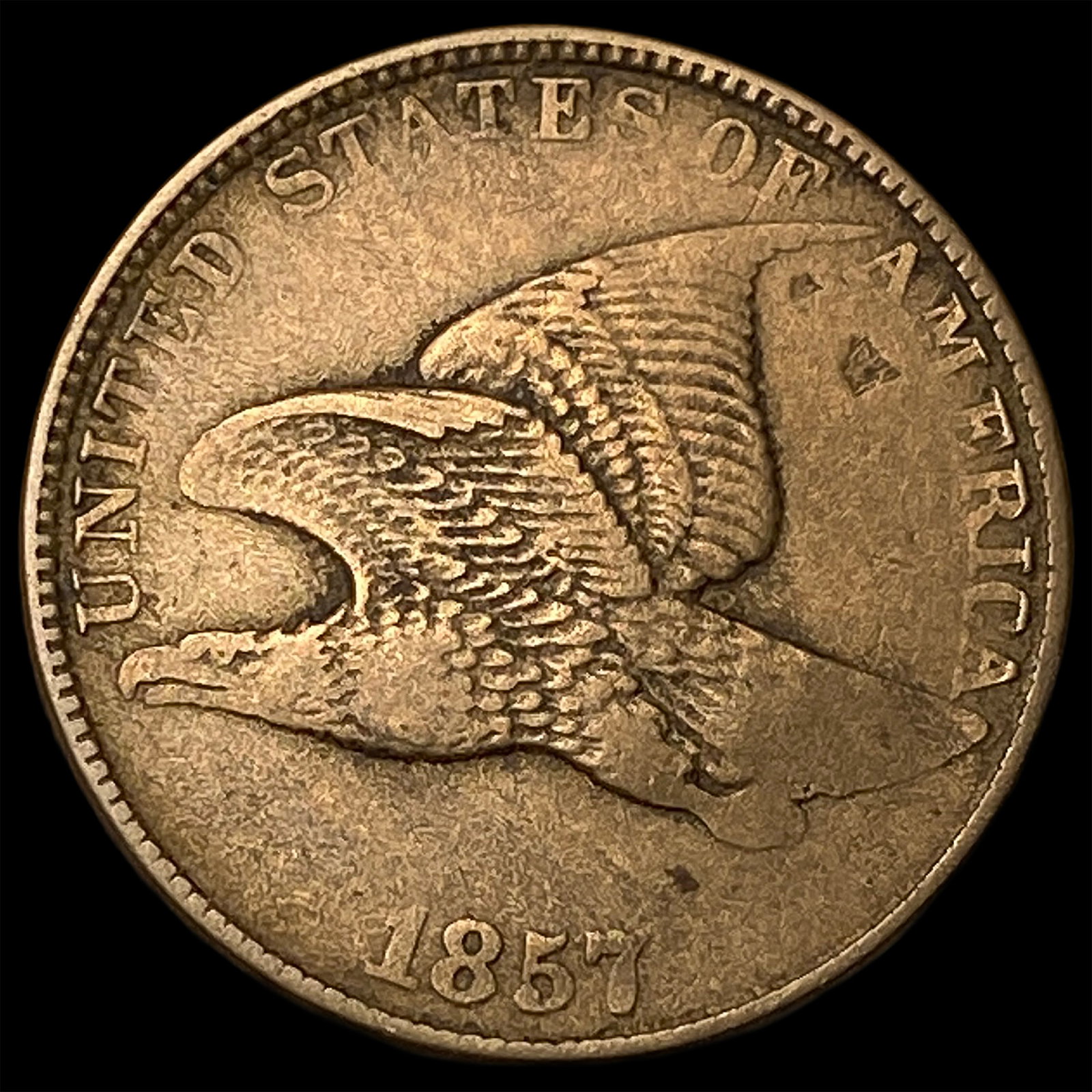 1857 Flying Eagle Cent LIGHTLY CIRCULATED: 1857 Flying Eagle Cent LIGHTLY CIRCULATED